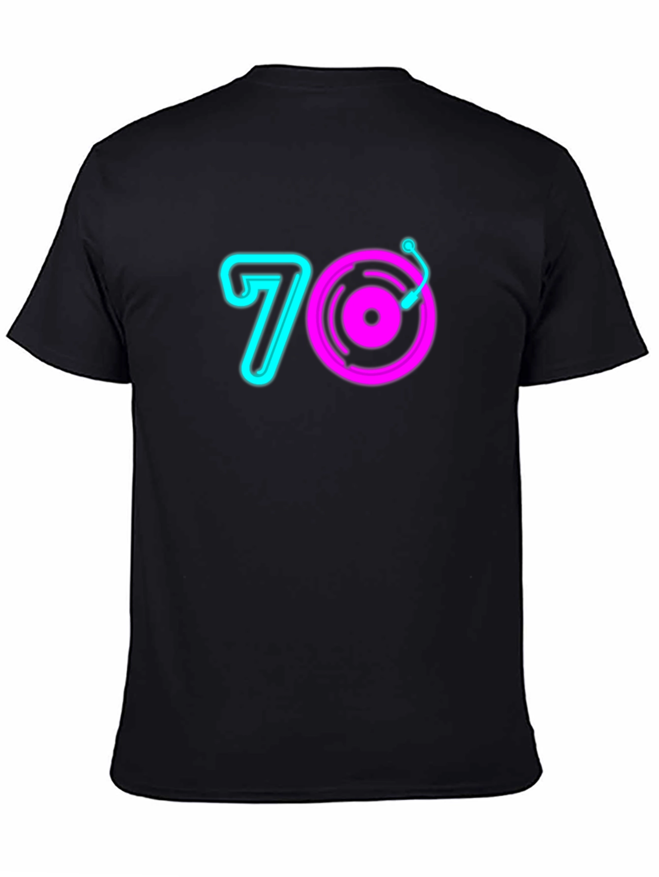 70s Retro Record Player Graphic Tee