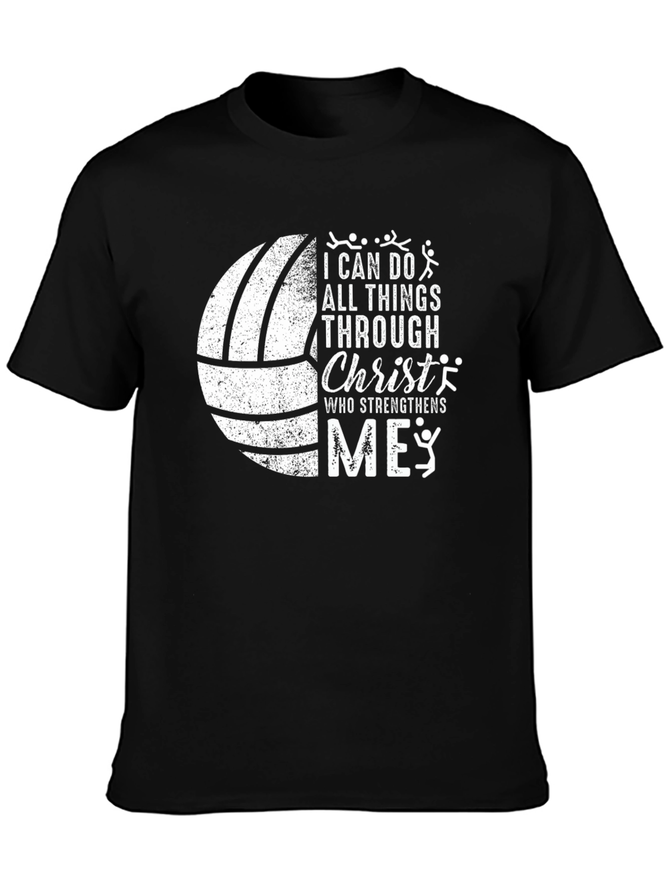 Volleyball Christian T-Shirt: I Can Do All Things