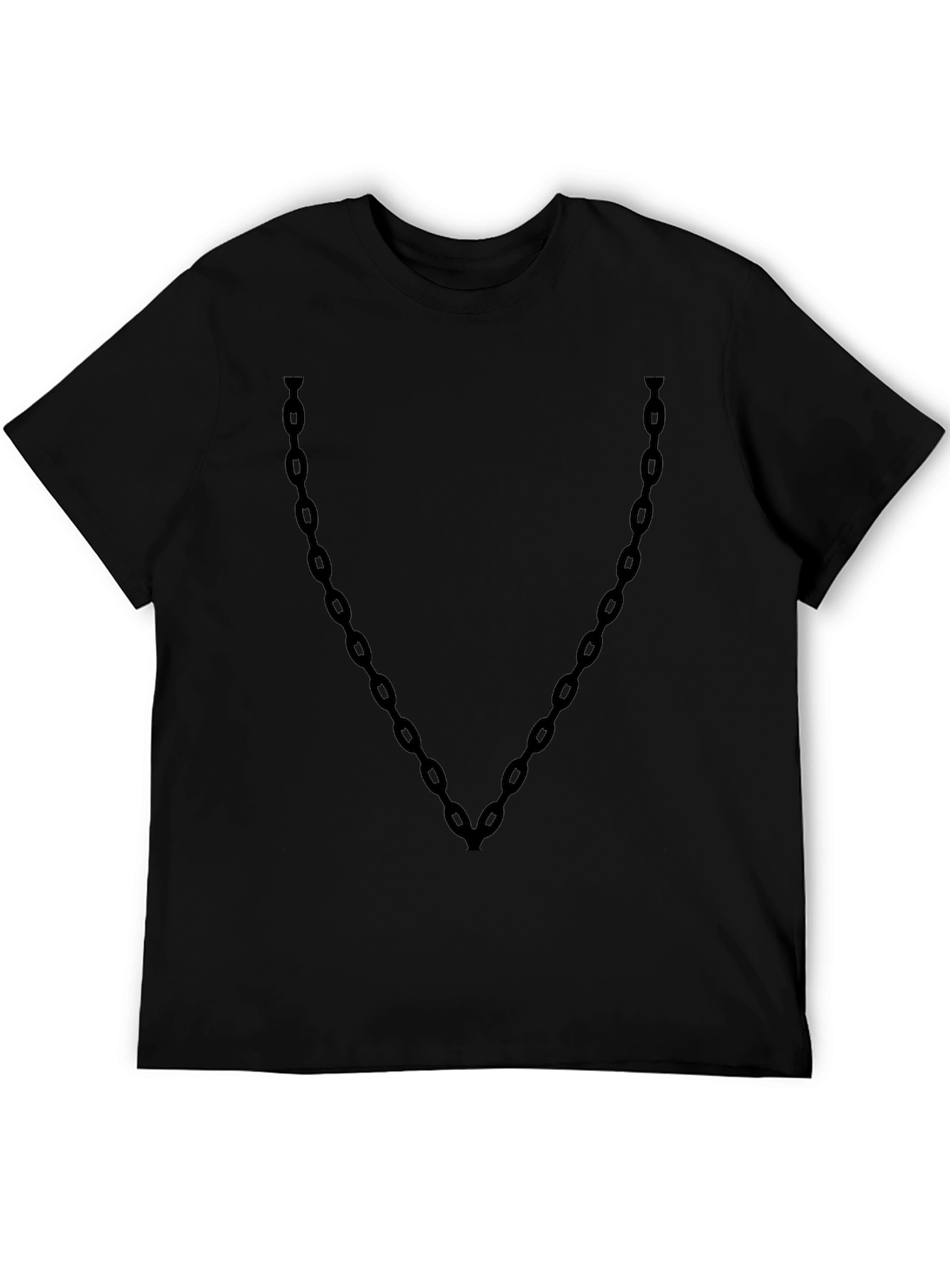 Chain Graphic Black T-Shirt