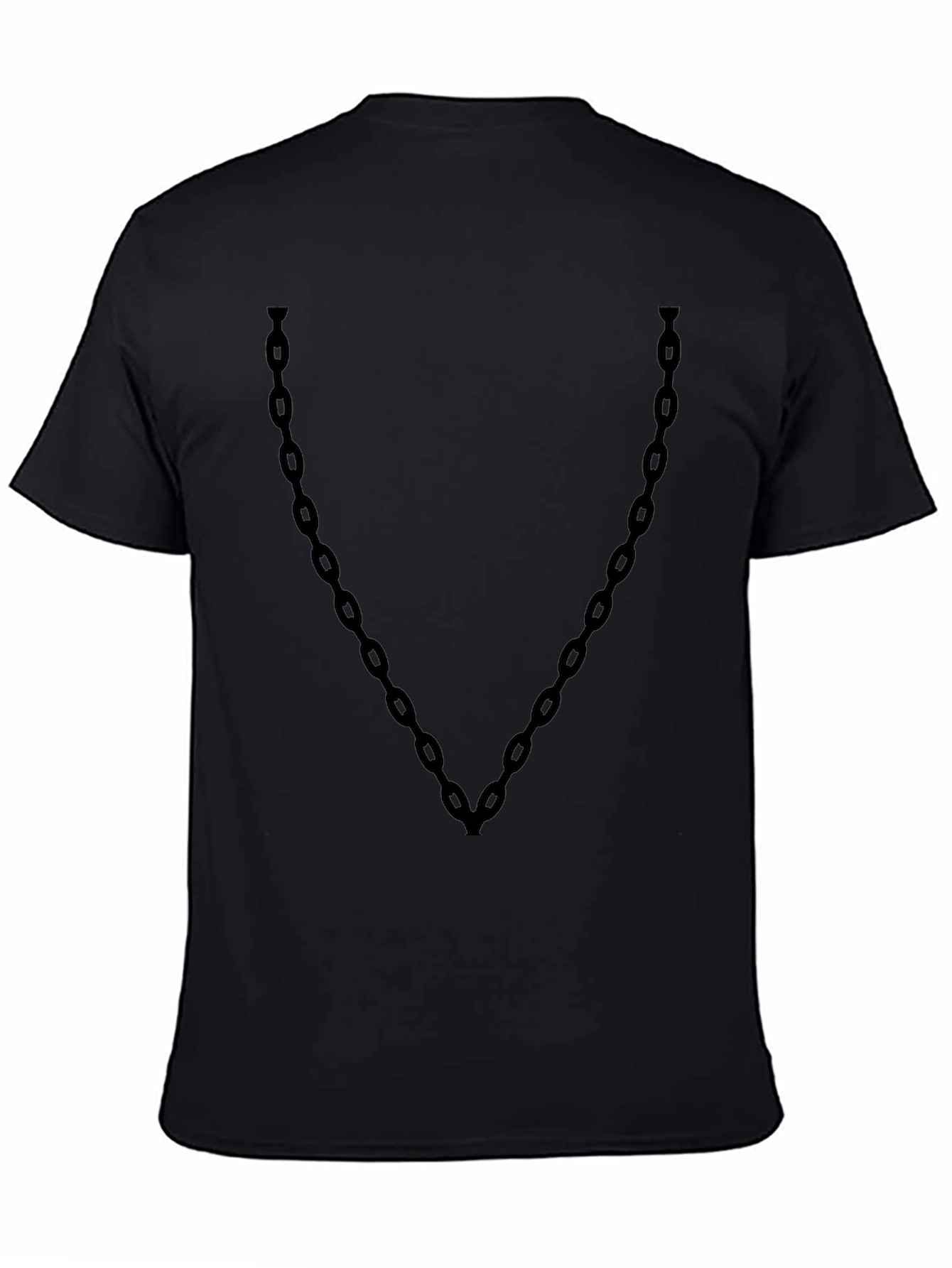 Chain Graphic Black T-Shirt