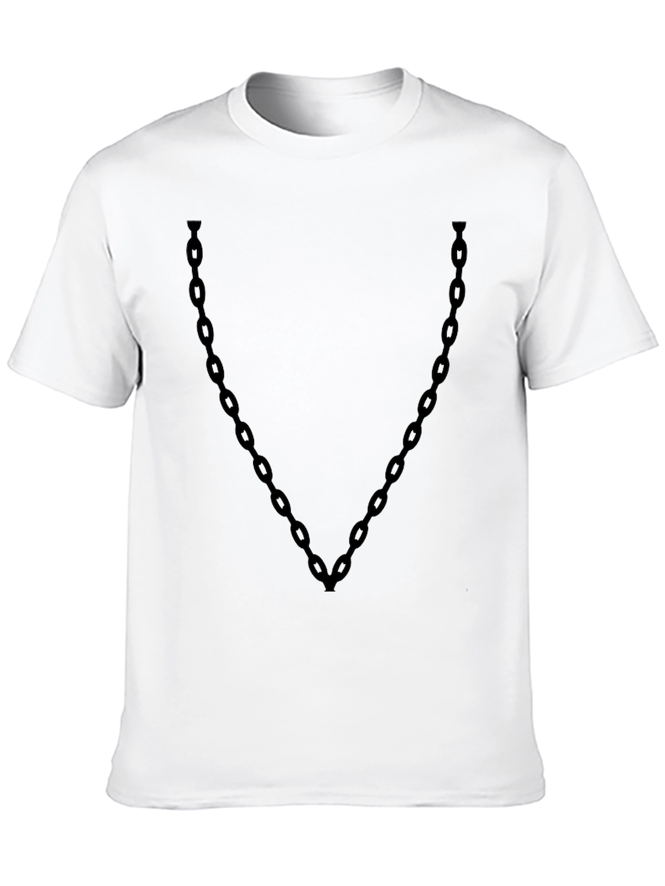Chain Graphic Black T-Shirt