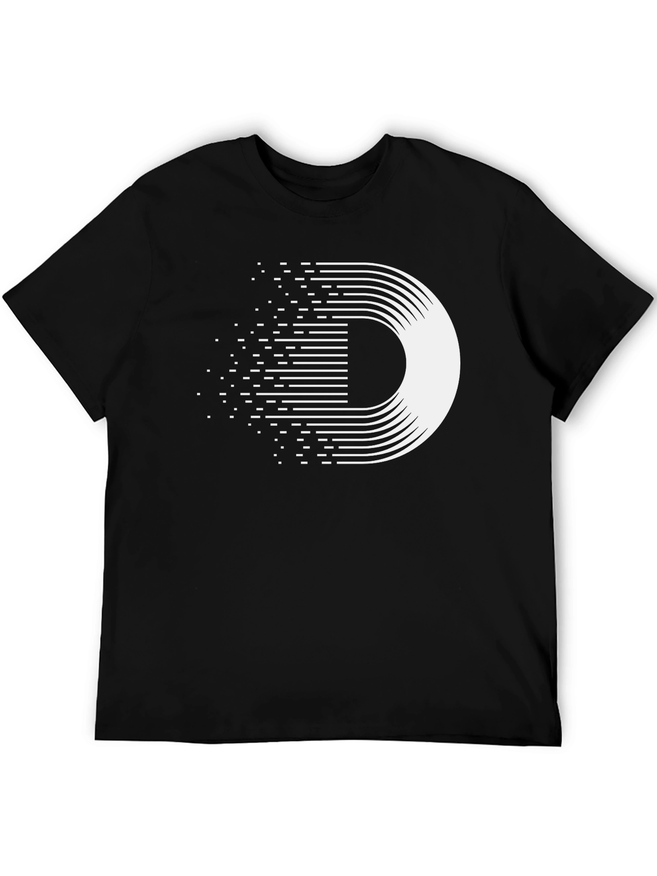 Modern Graphic Tee - Abstract Geometric Design