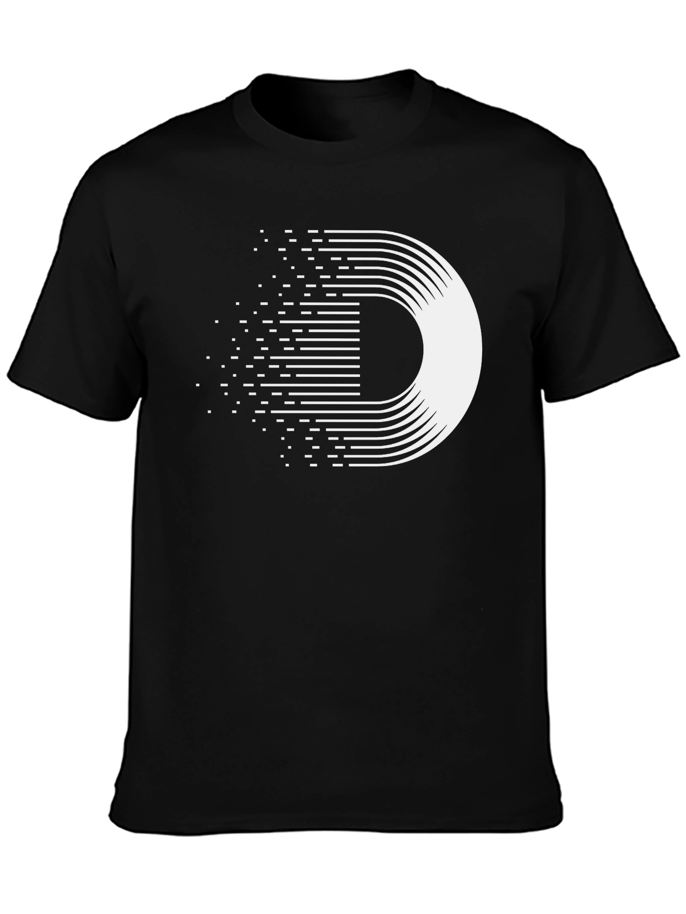 Modern Graphic Tee - Abstract Geometric Design