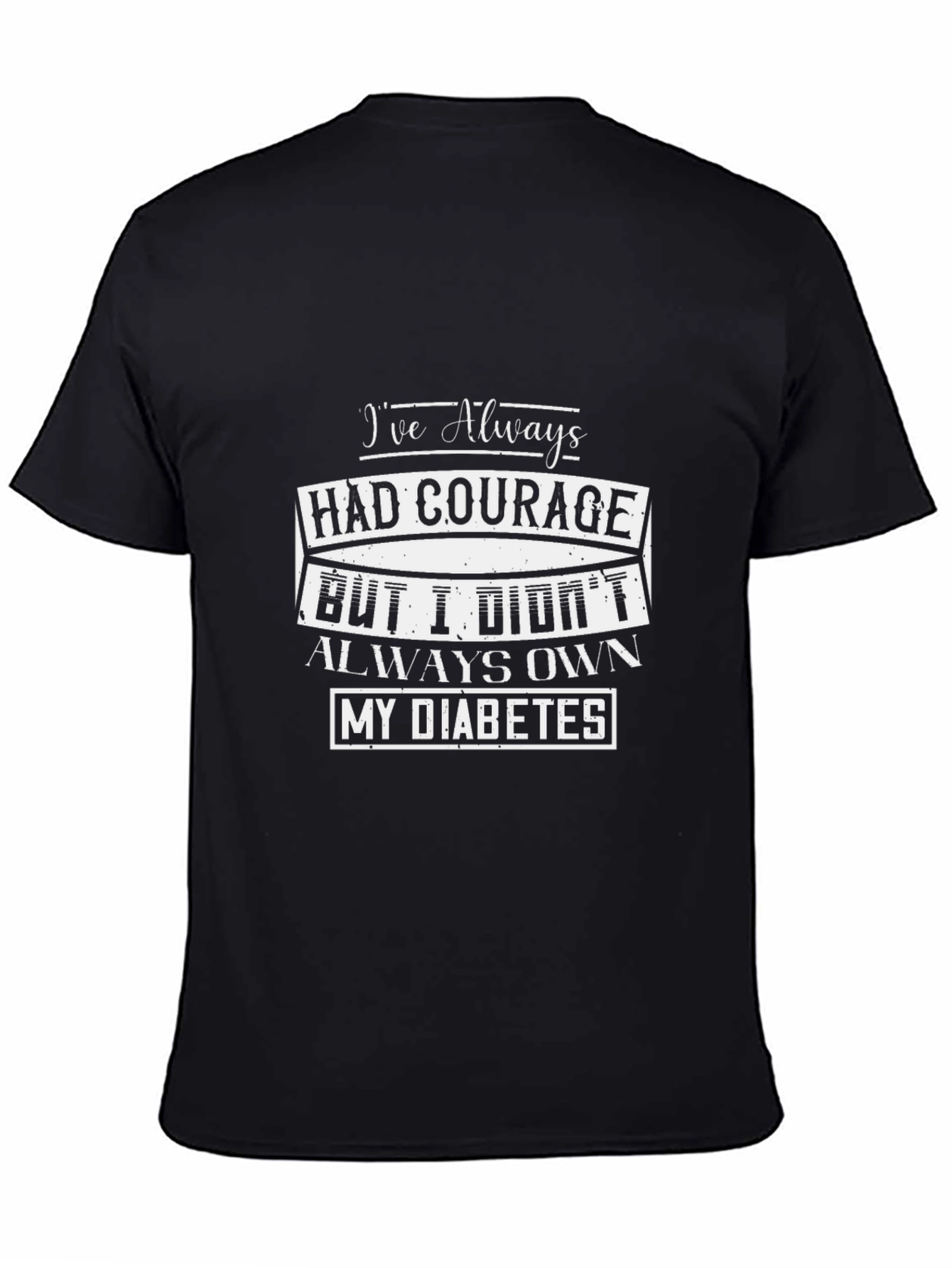 Courage Diabetes Awareness Graphic T-Shirt