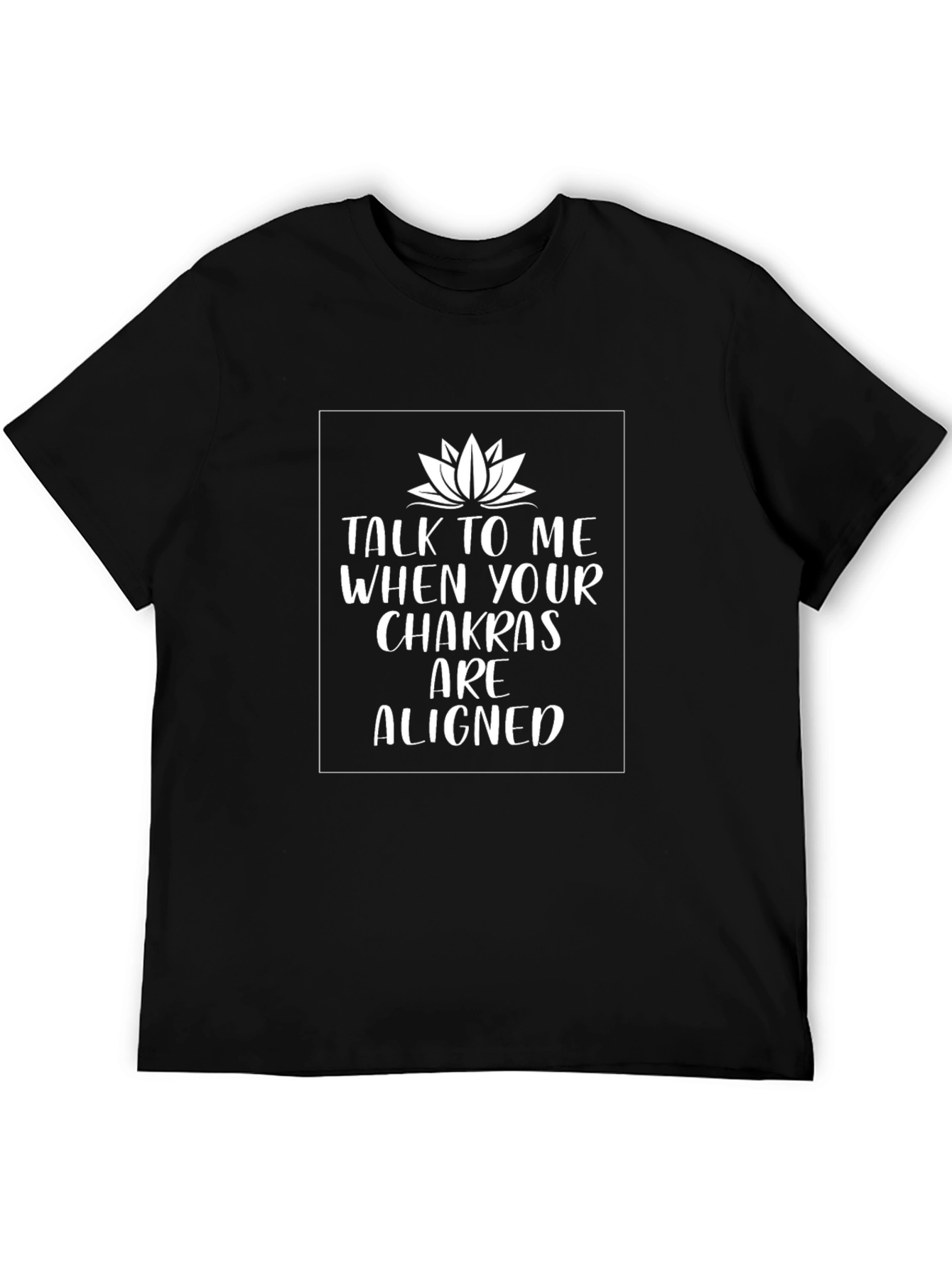 Chakra Aligned Graphic T-Shirt - Black
