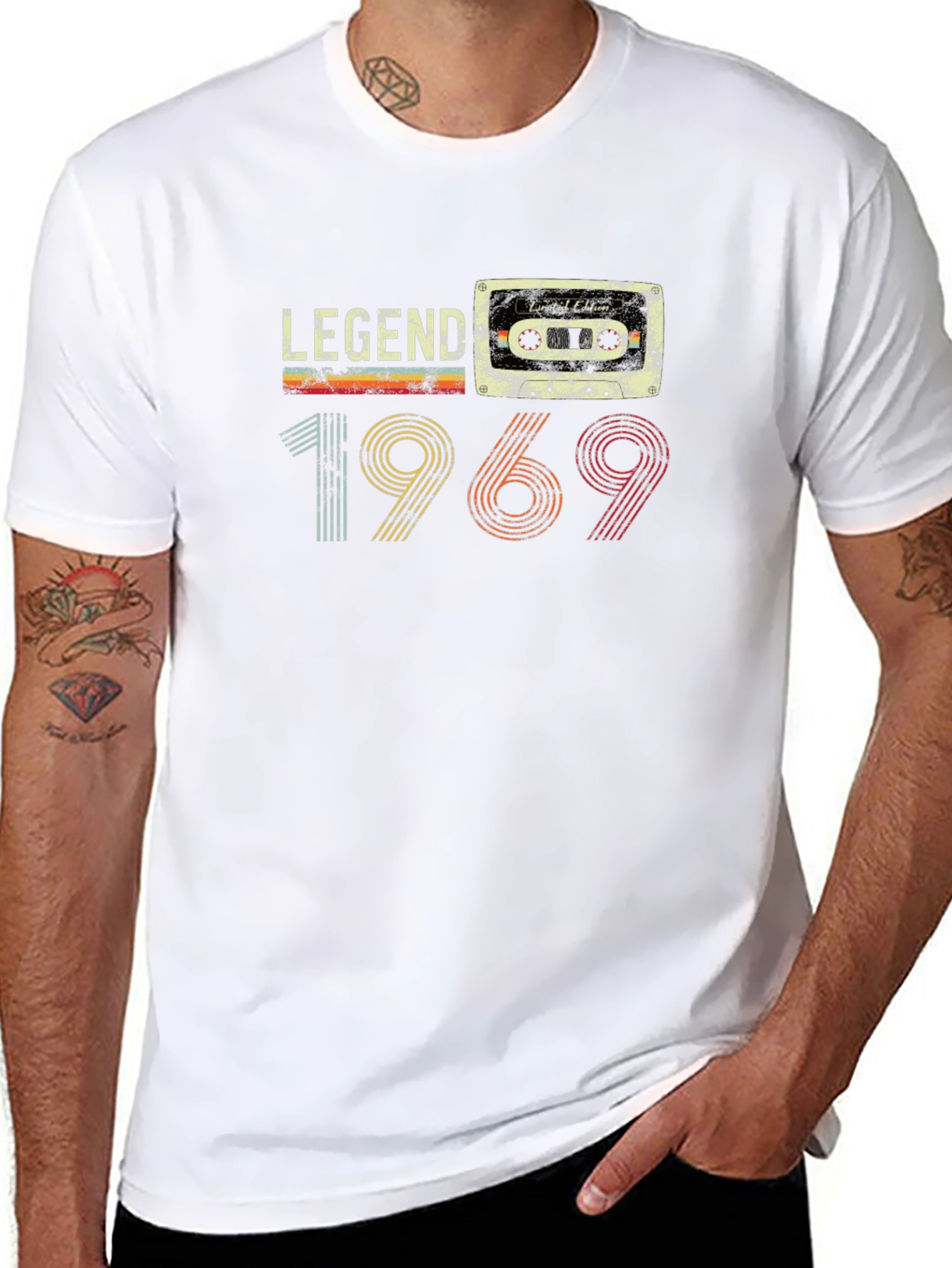 Legend Since 1969 Cassette Tape Graphic T-Shirt
