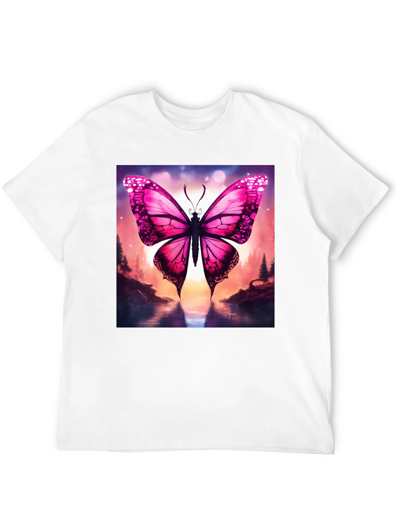 Butterfly Graphic T-Shirt - Nature Inspired Design