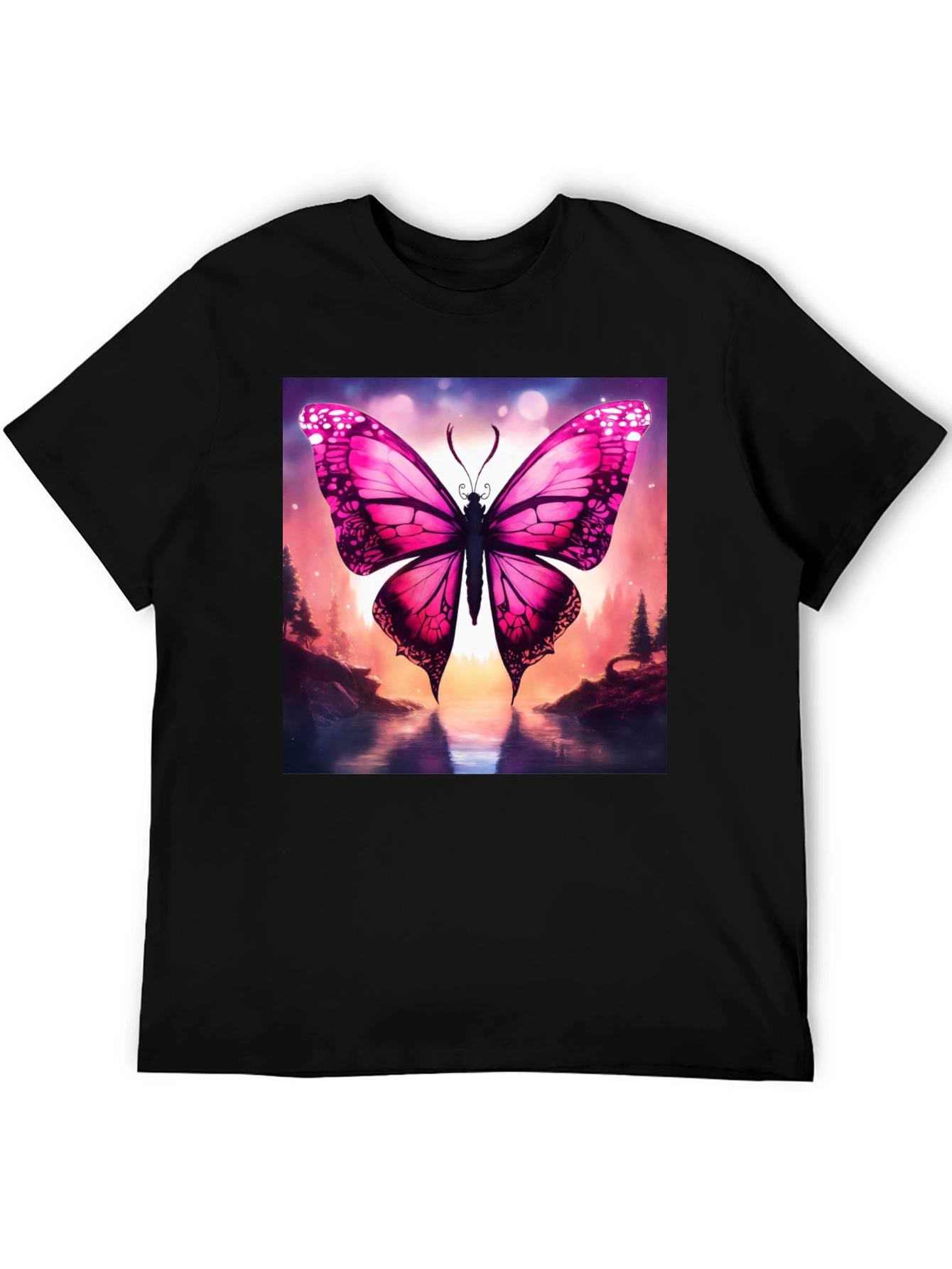 Butterfly Graphic T-Shirt - Nature Inspired Design