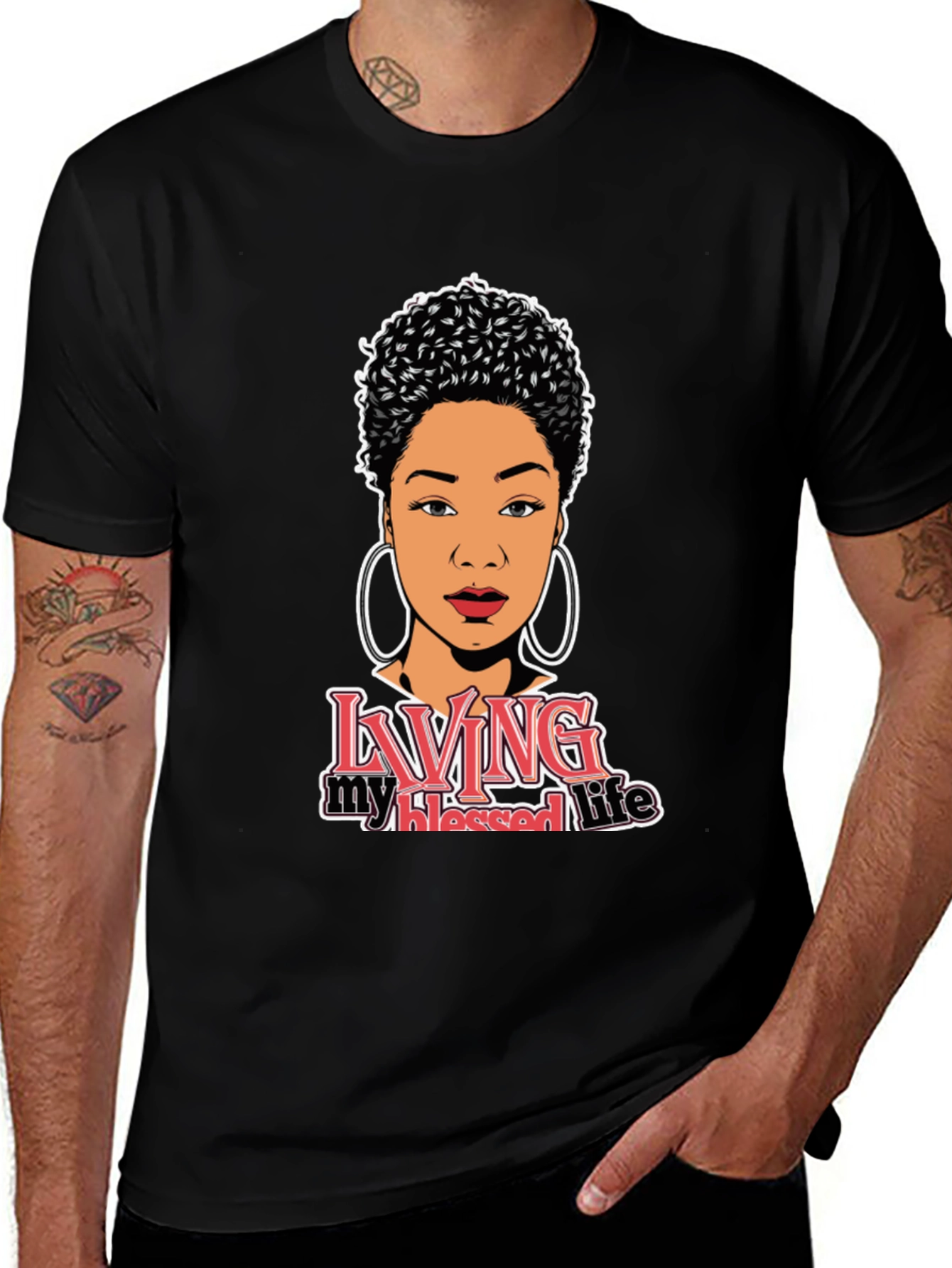 Living My Blessed Life Graphic T-Shirt