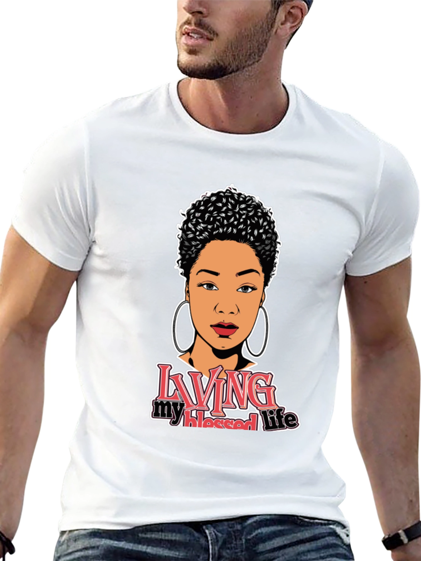 Living My Blessed Life Graphic T-Shirt