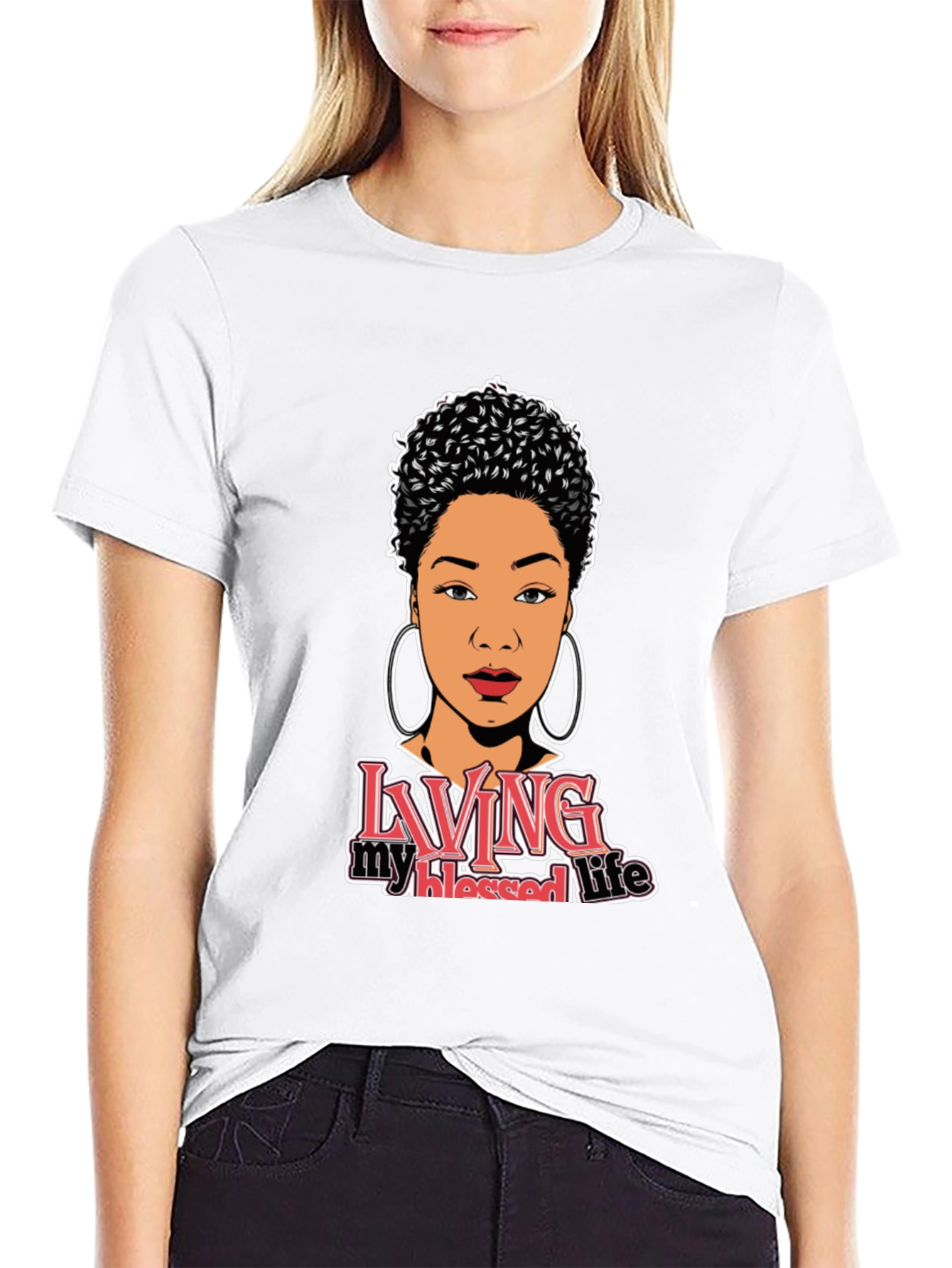 Living My Blessed Life Graphic T-Shirt