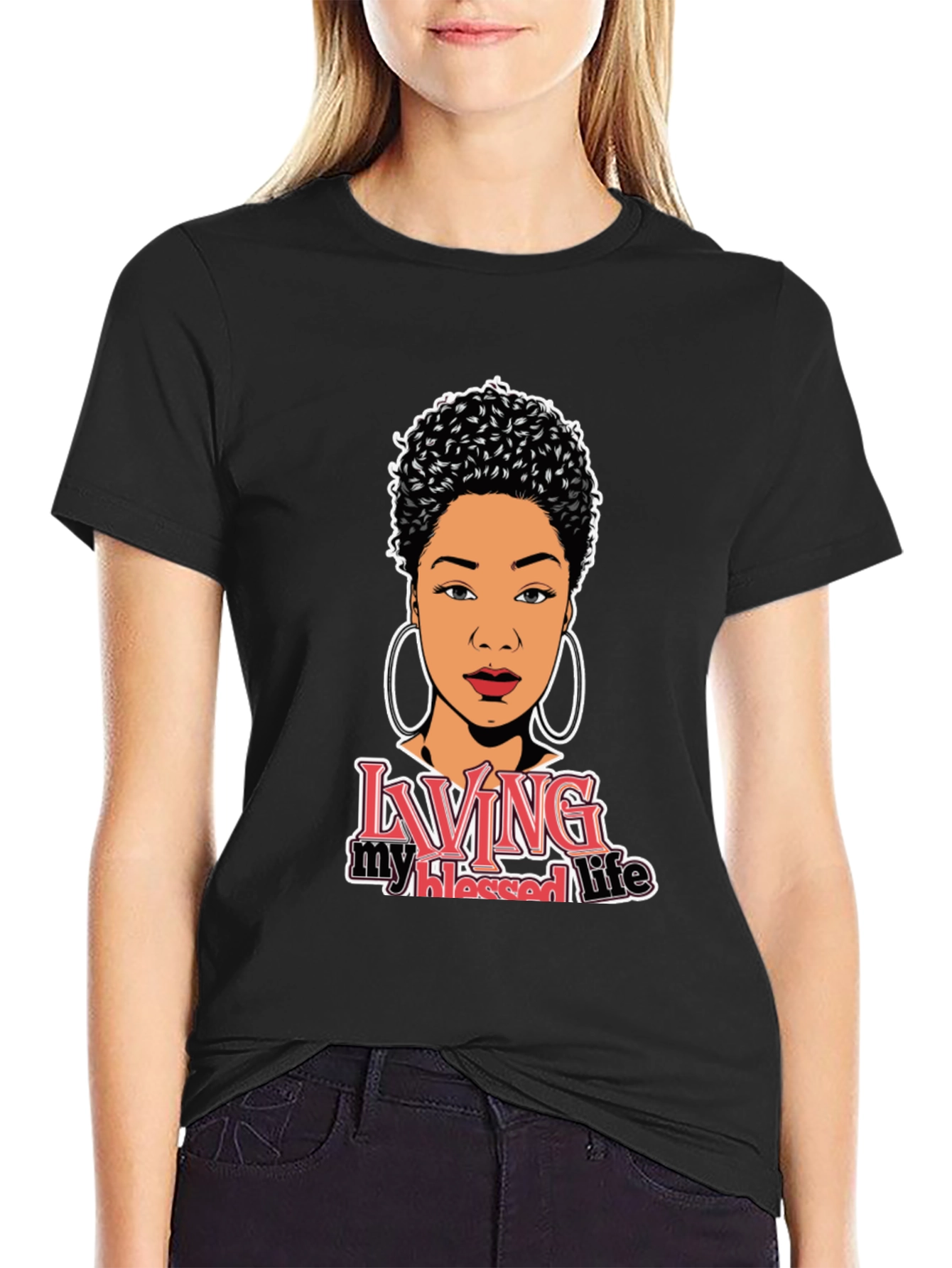 Living My Blessed Life Graphic T-Shirt