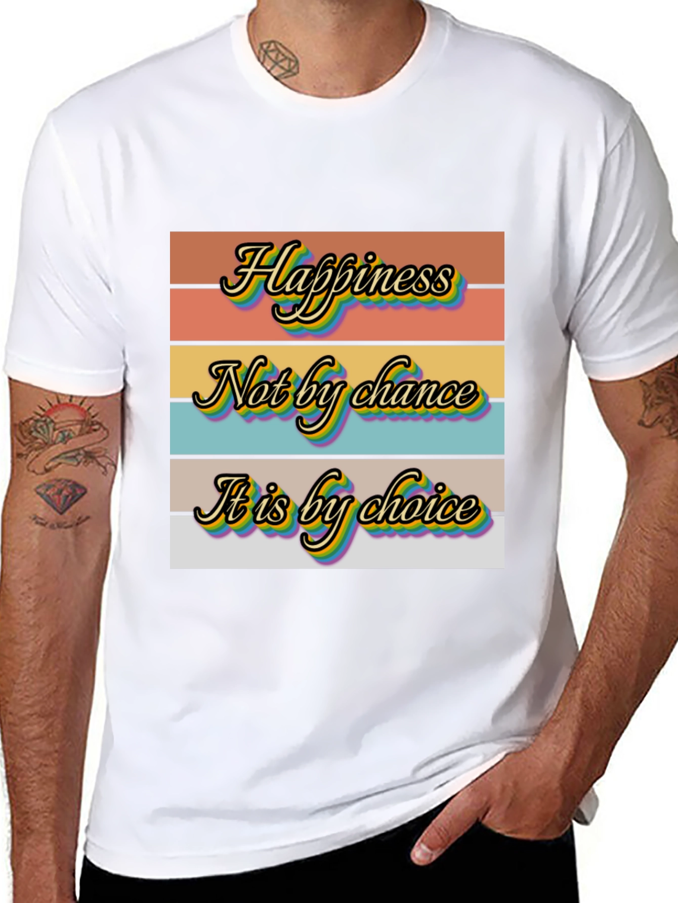 Happiness Choice Graphic T-Shirt