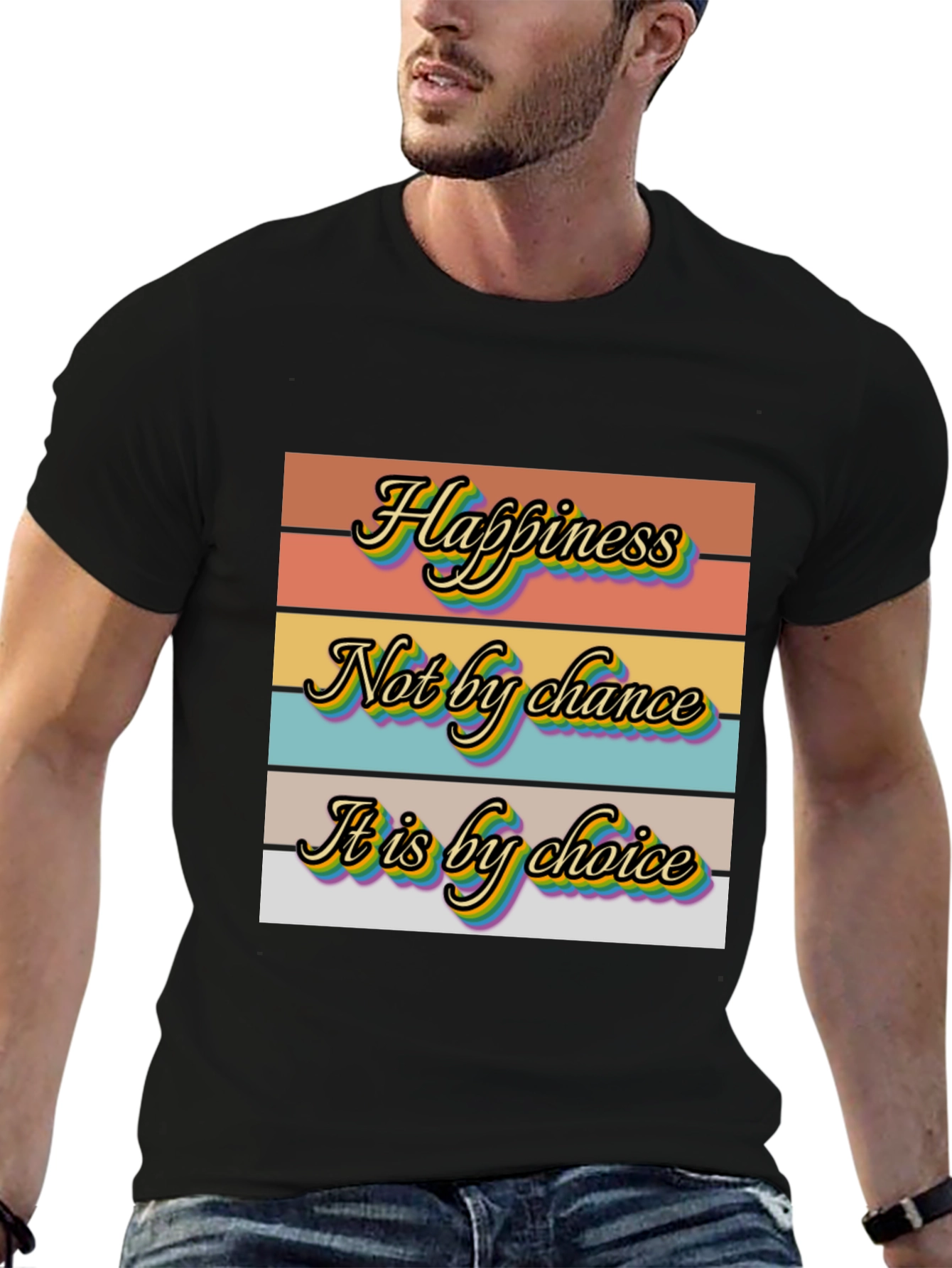 Happiness Choice Graphic T-Shirt