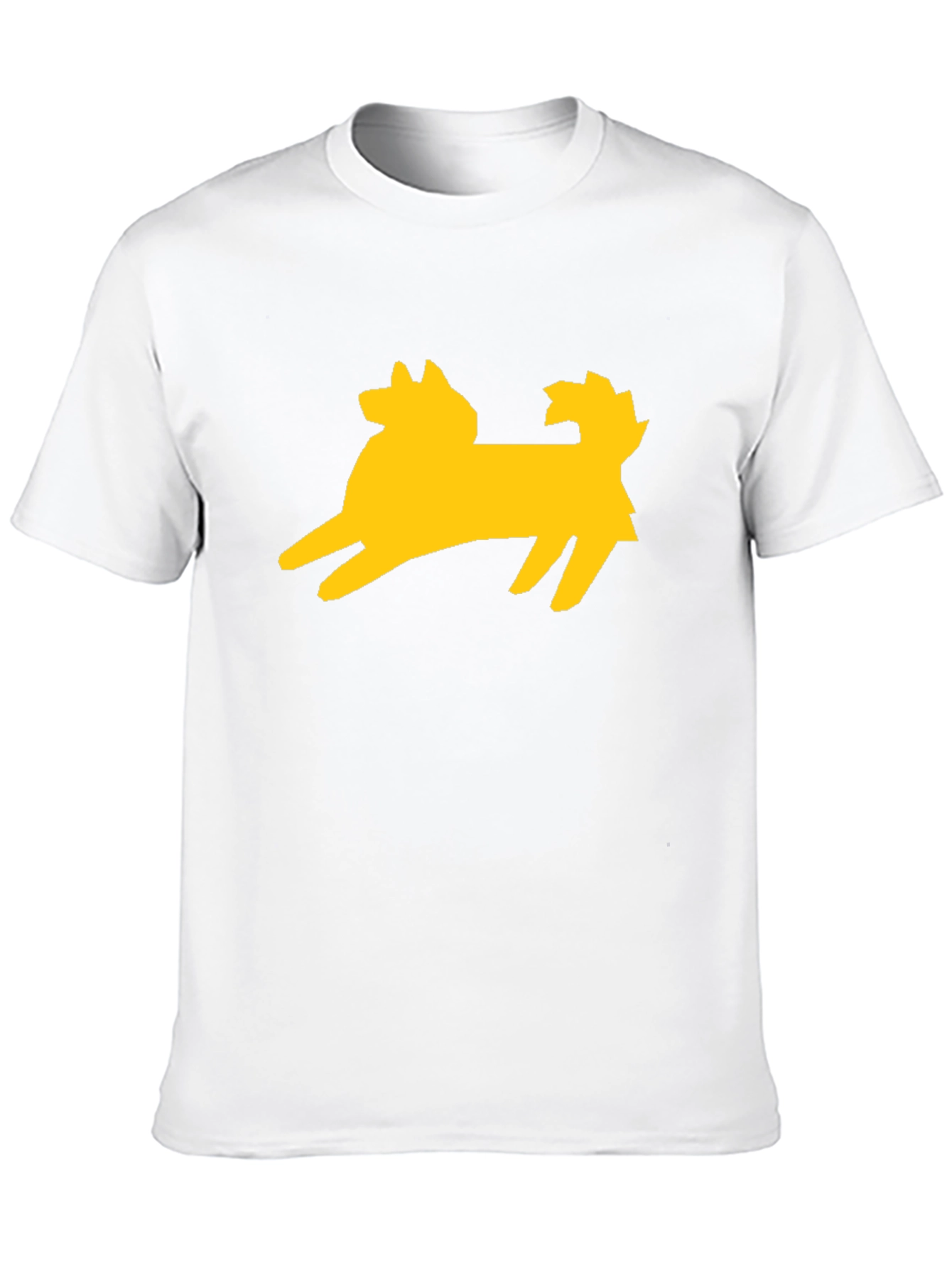 Dog Graphic Tee - Black Cotton Blend