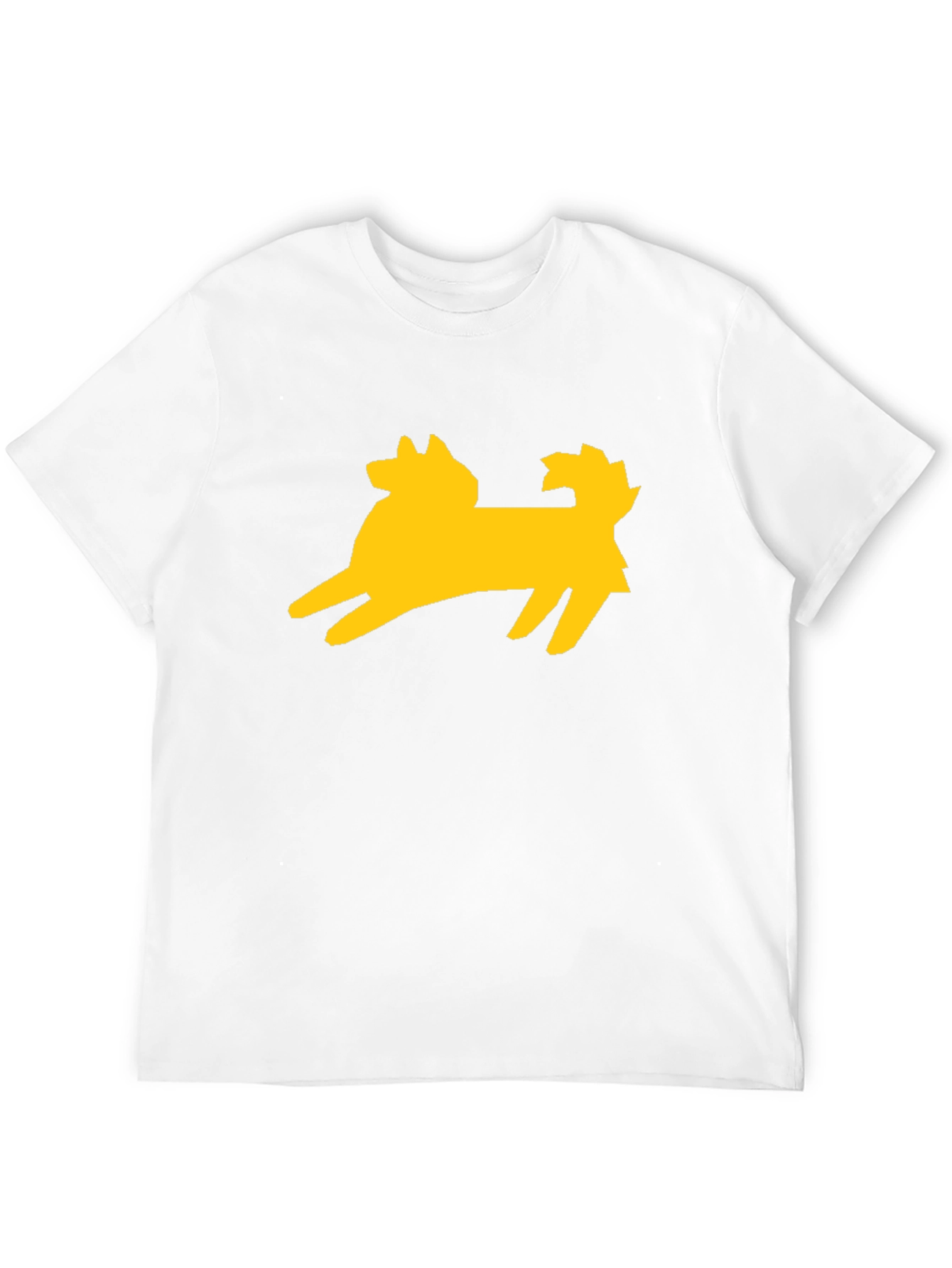 Dog Graphic Tee - Black Cotton Blend