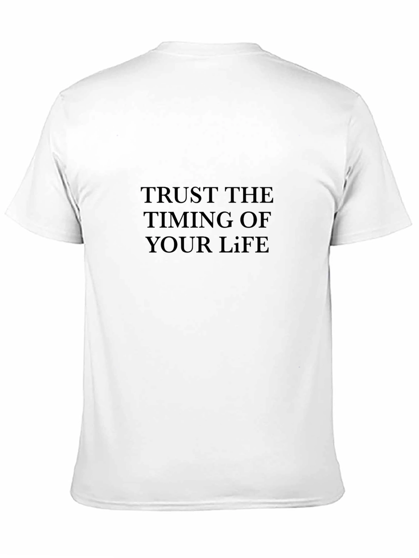 Trust The Timing Black T-Shirt