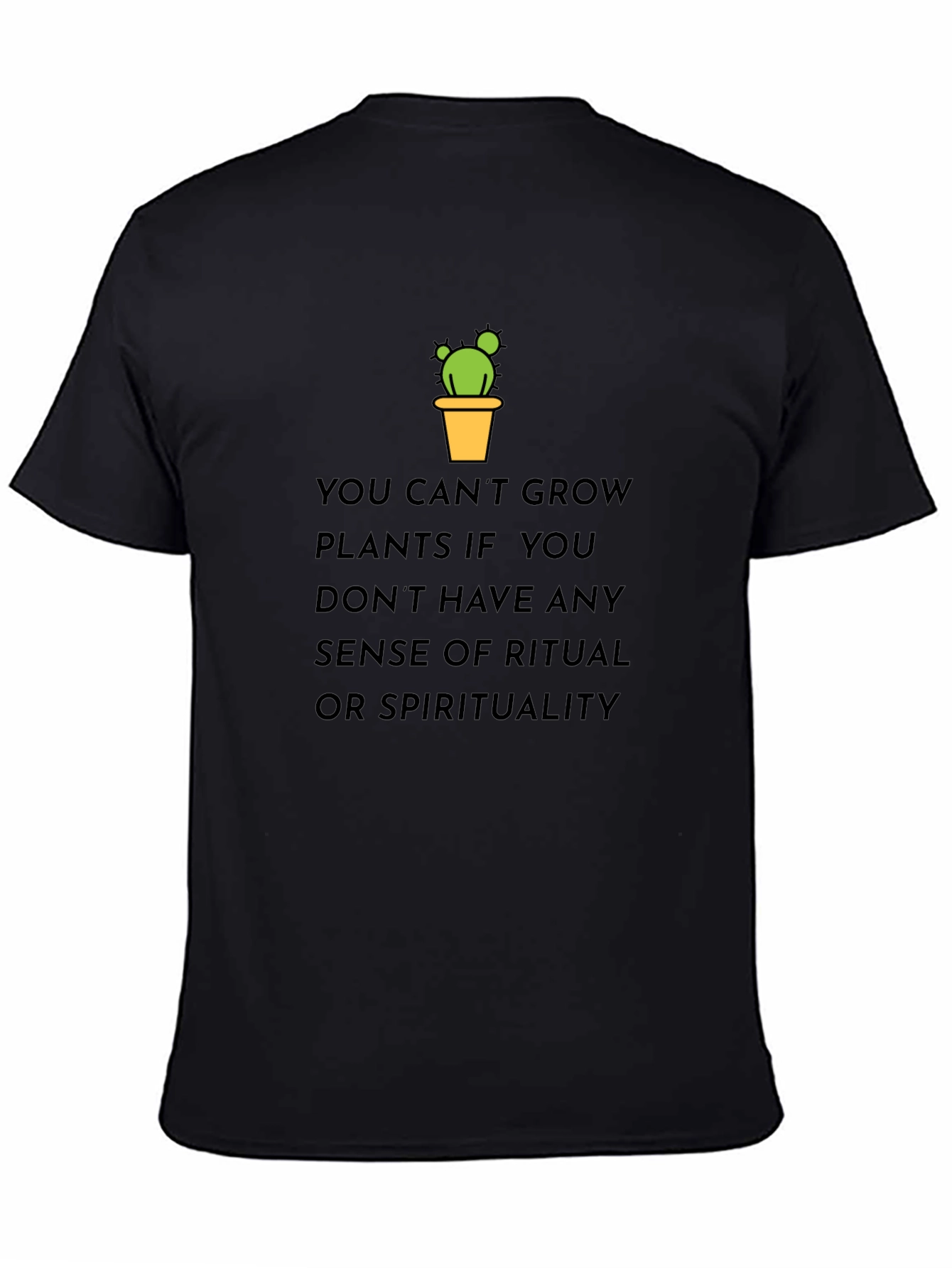 Cactus Plant T-Shirt - Grow Your Spirituality