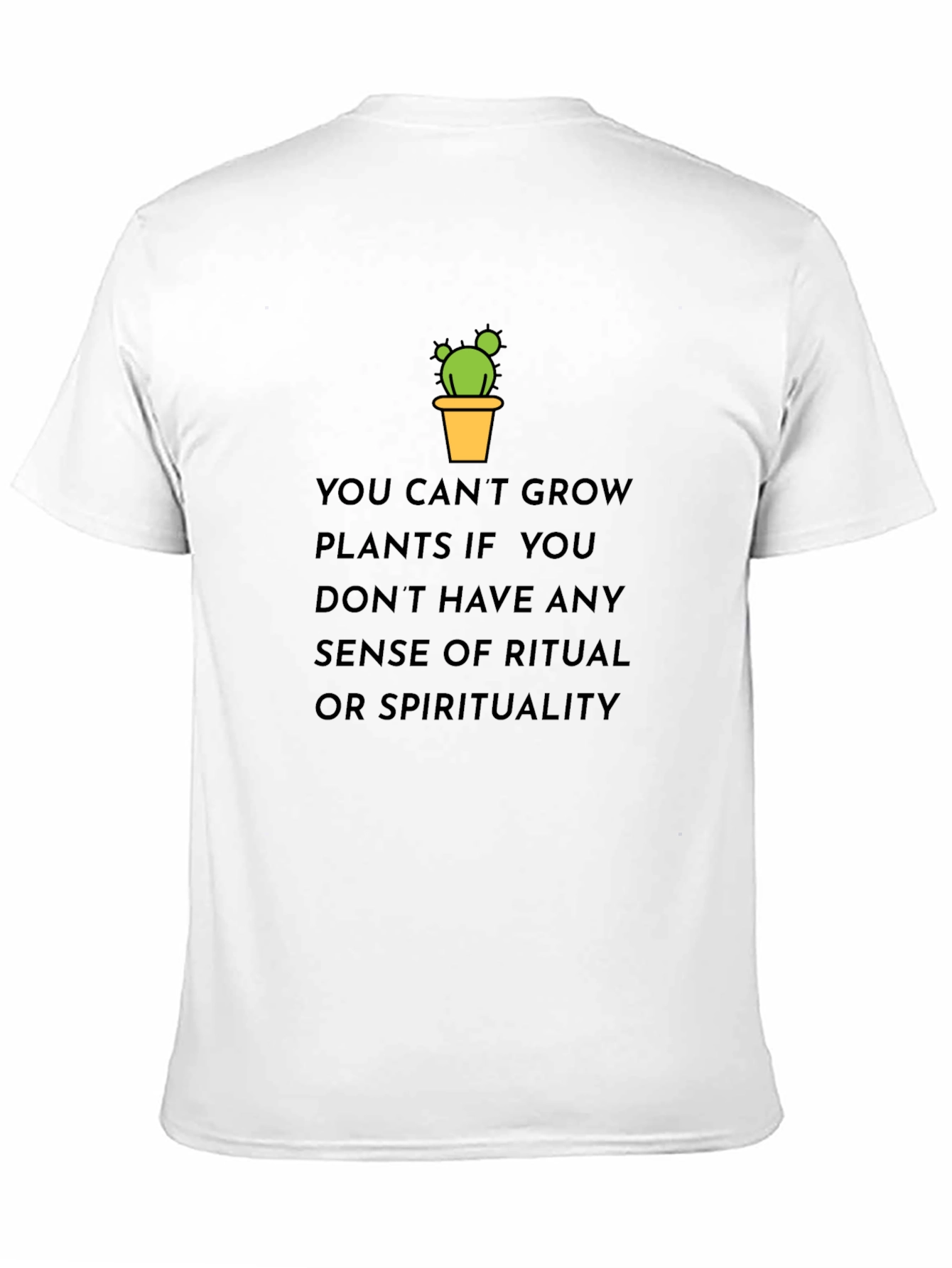 Cactus Plant T-Shirt - Grow Your Spirituality