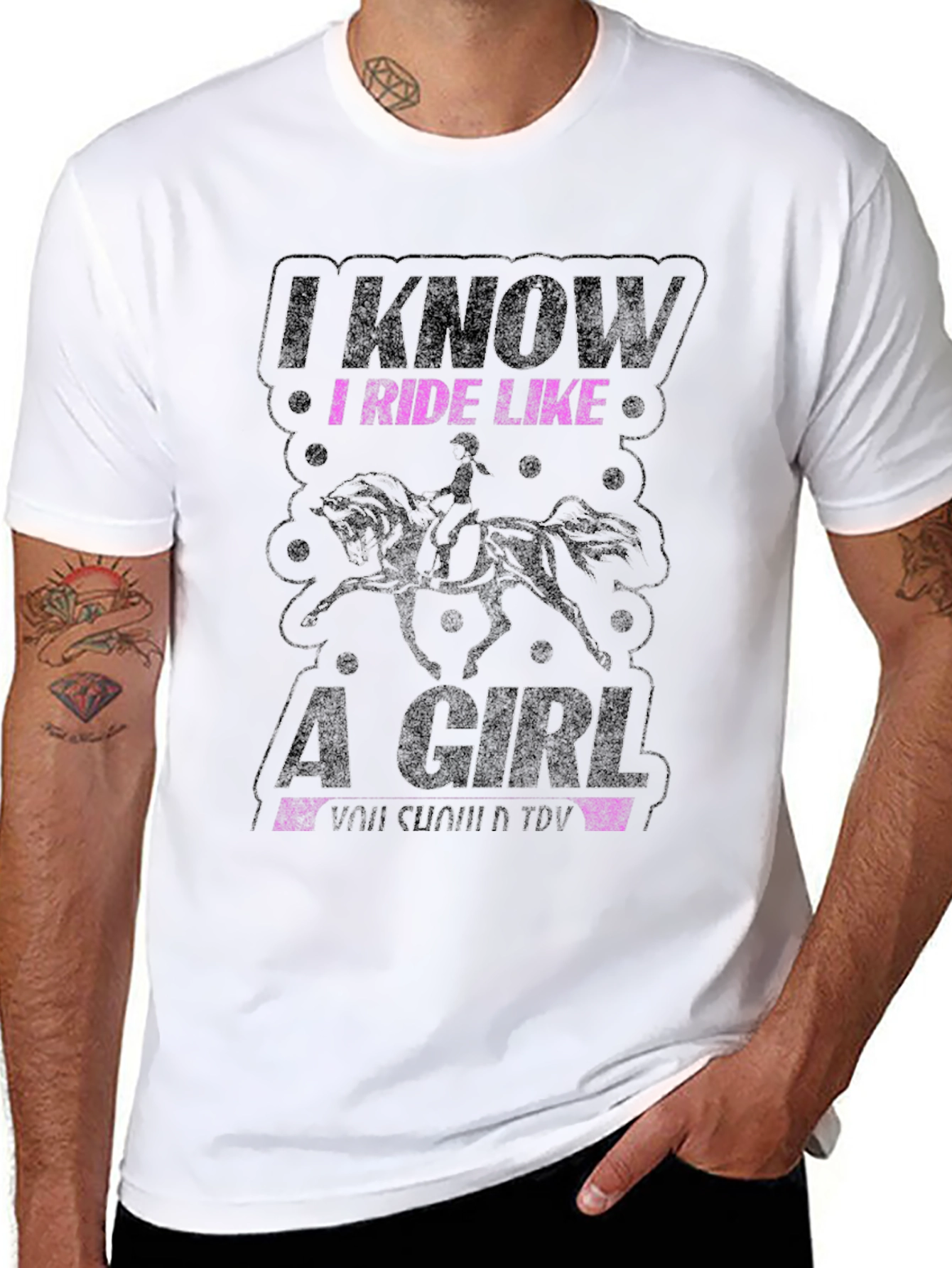 I Ride Like a Girl T-Shirt