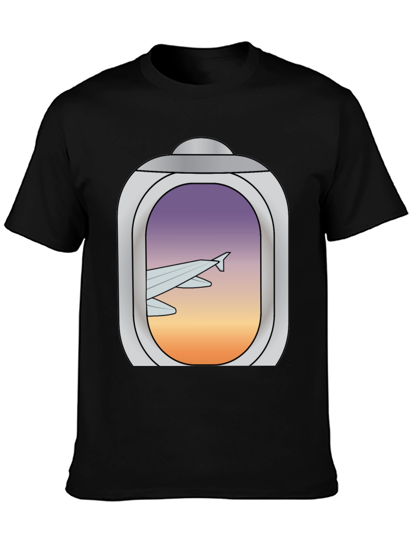 Airplane Window Graphic T-Shirt
