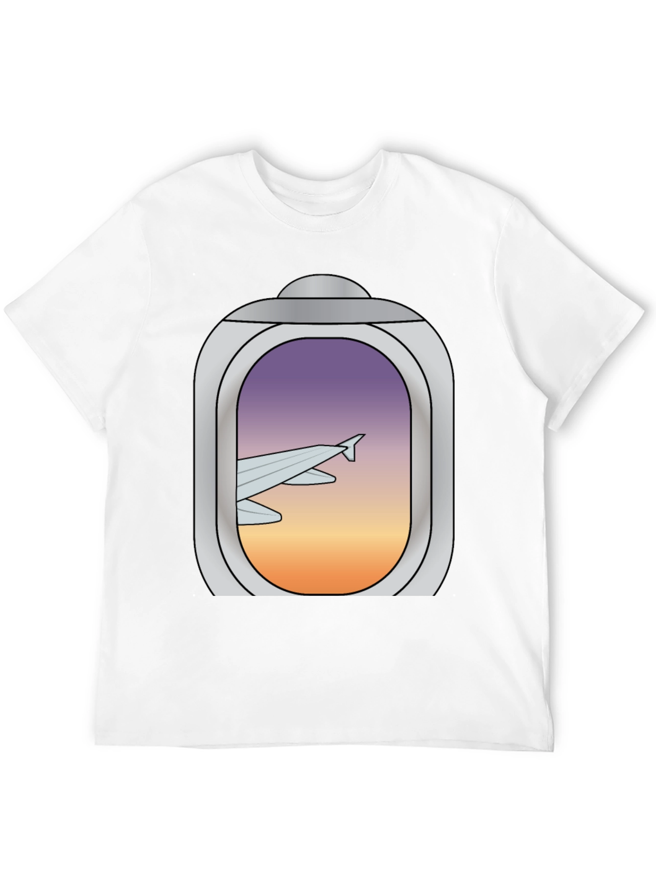 Airplane Window Graphic T-Shirt