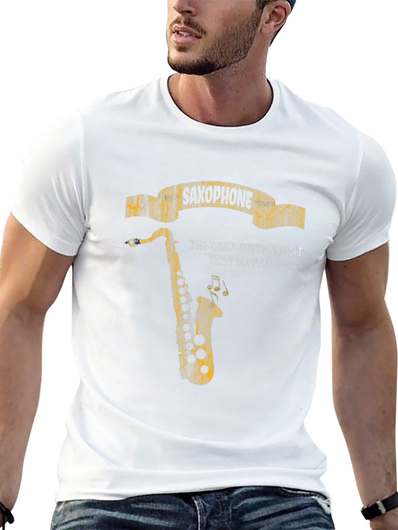 Saxophone Instrument T-Shirt - The Only Instrument That Matters!