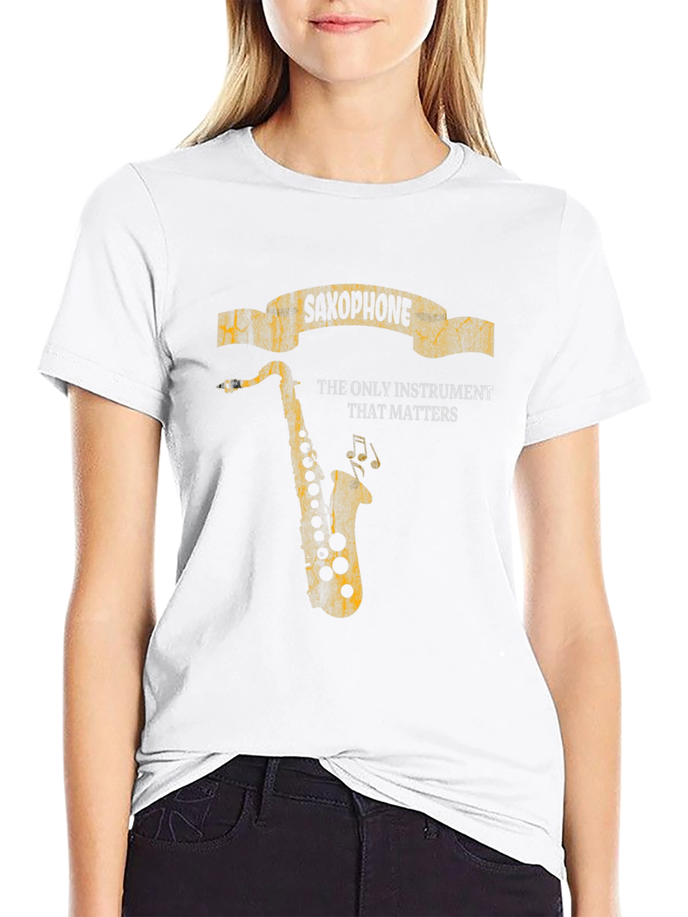 Saxophone Instrument T-Shirt - The Only Instrument That Matters!