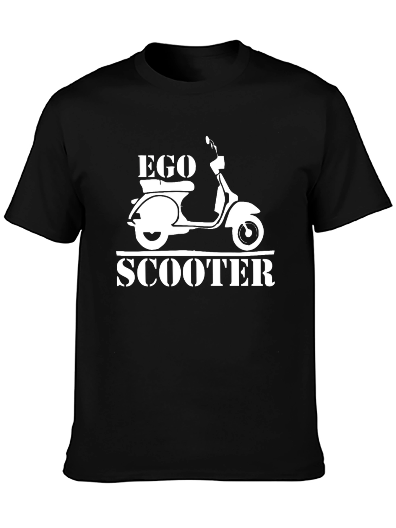 Ego Scooter Graphic Print Mens Black T-Shirt