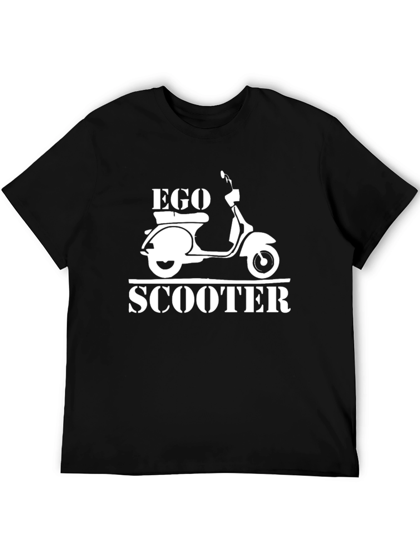 Ego Scooter Graphic Print Mens Black T-Shirt