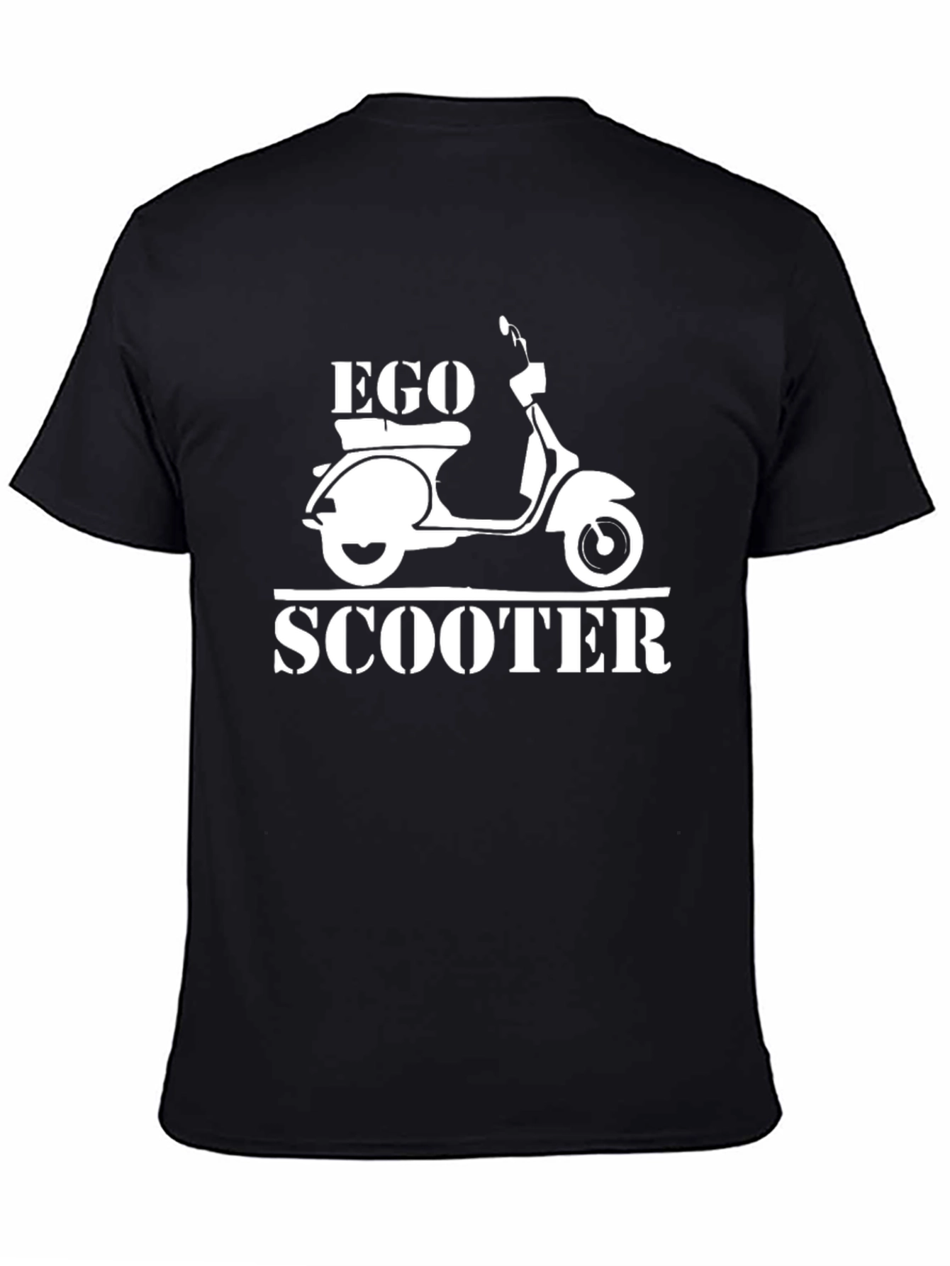 Ego Scooter Graphic Print Mens Black T-Shirt