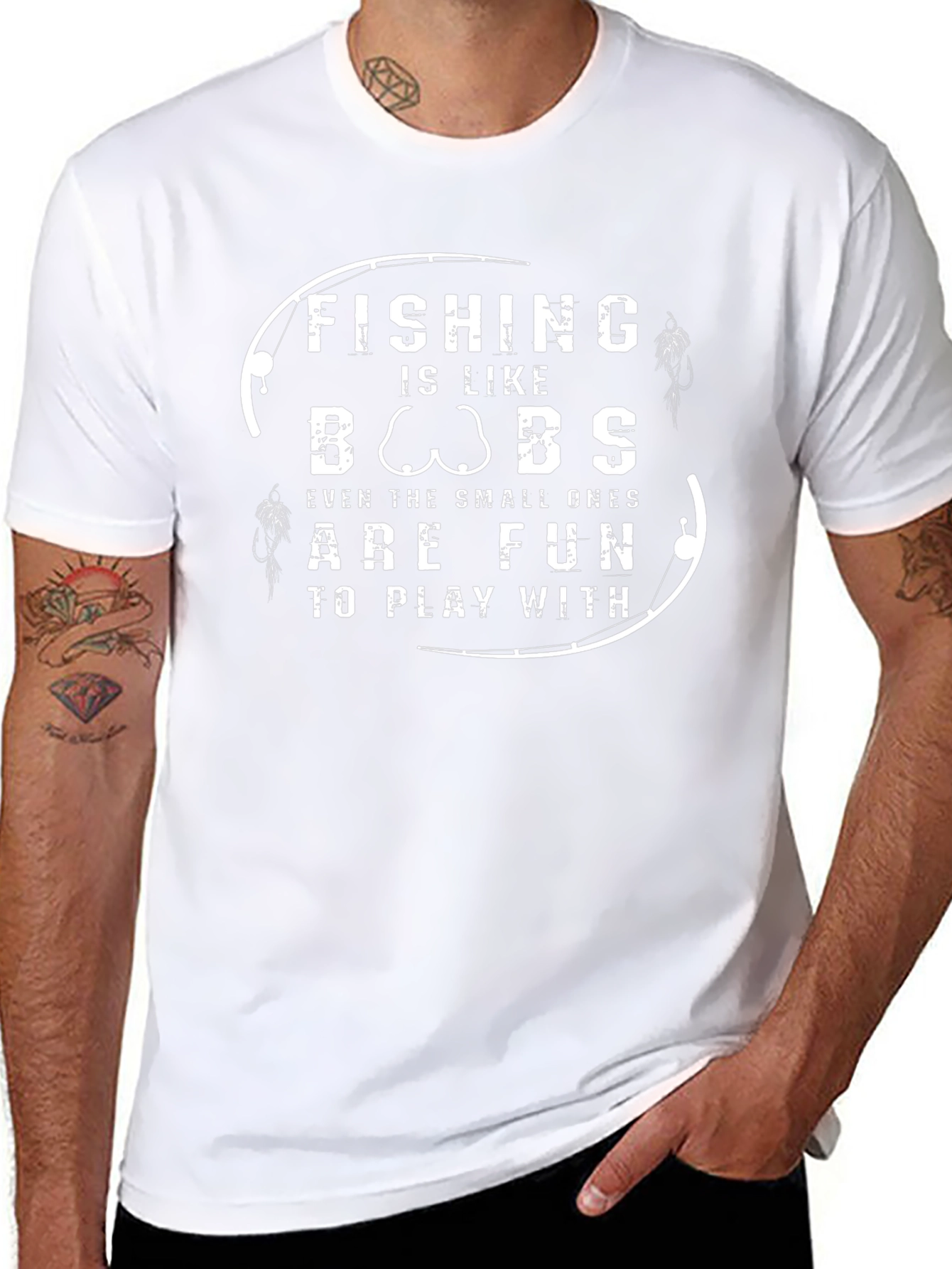 Fishing Is Like BOOBS T-Shirt