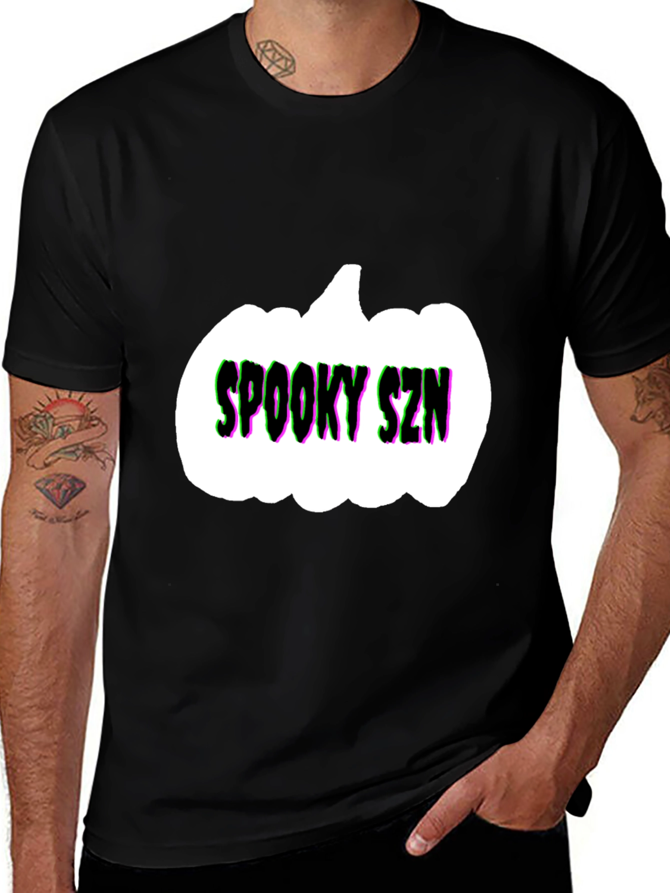 Spooky SZN Pumpkin Tee - Halloween Shirt