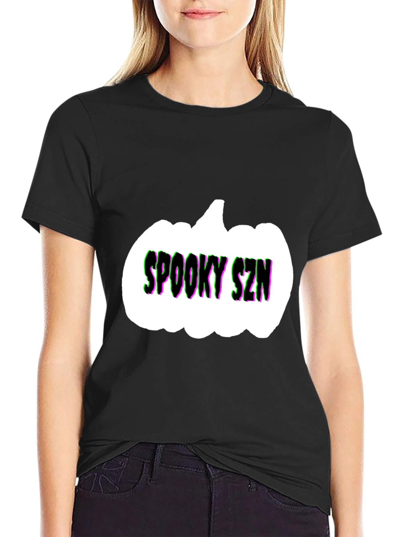 Spooky SZN Pumpkin Tee - Halloween Shirt