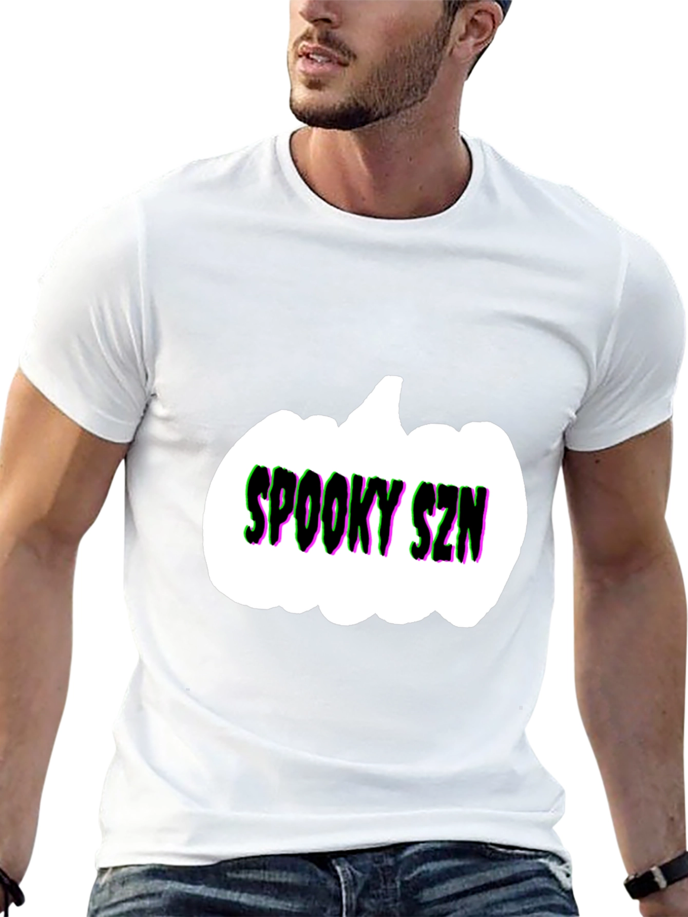 Spooky SZN Pumpkin Tee - Halloween Shirt