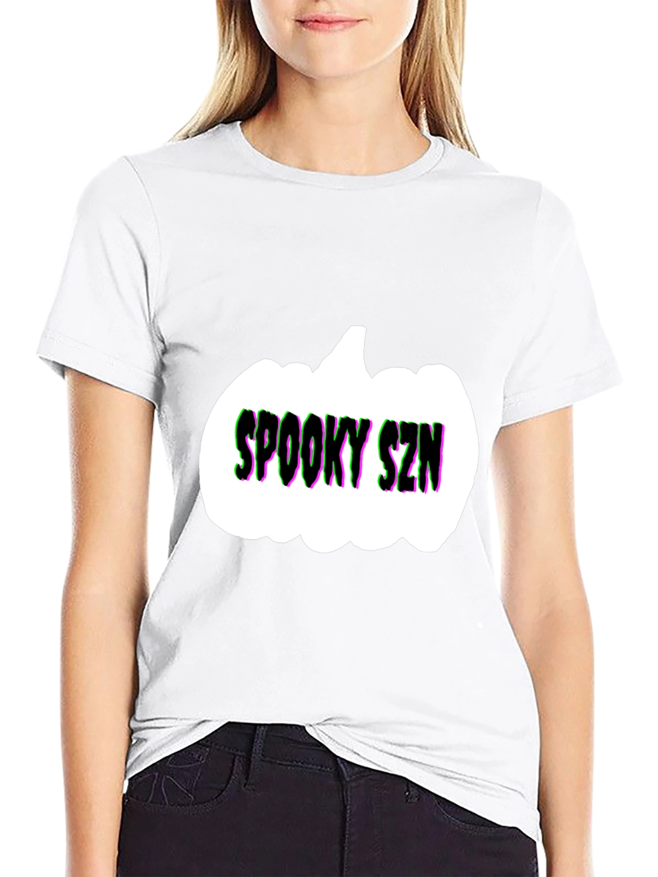 Spooky SZN Pumpkin Tee - Halloween Shirt