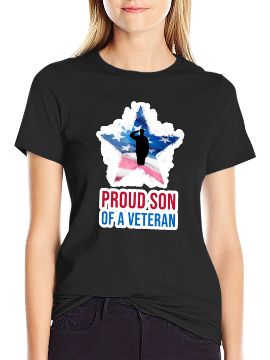Proud Son Of A Veteran Graphic Tee
