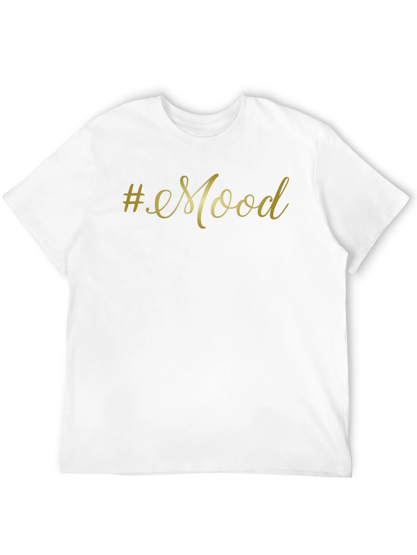 #Mood Black T-Shirt - Casual Style