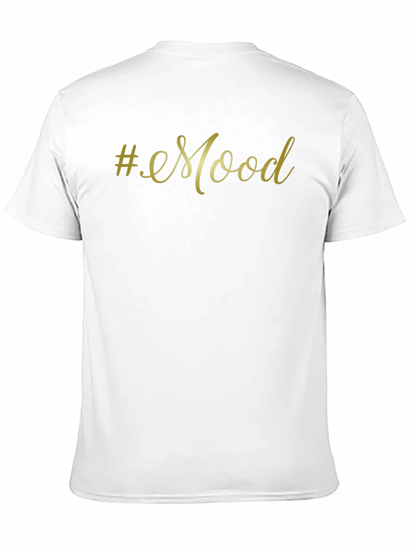 #Mood Black T-Shirt - Casual Style