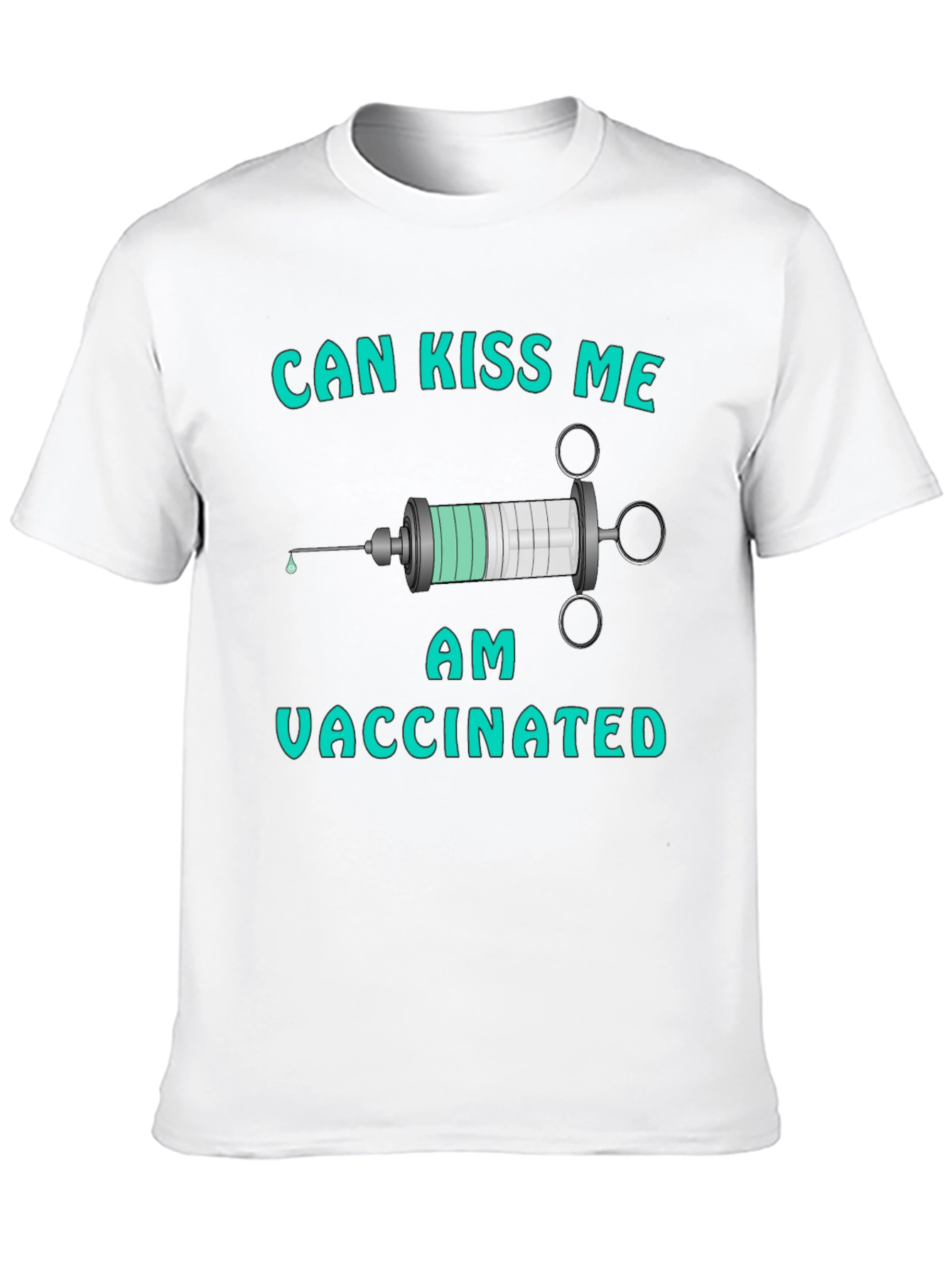 Can Kiss Me I Am Vaccinated Graphic Tee