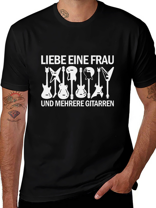 Guitar Lover T-Shirt - Liebe Eine Frau