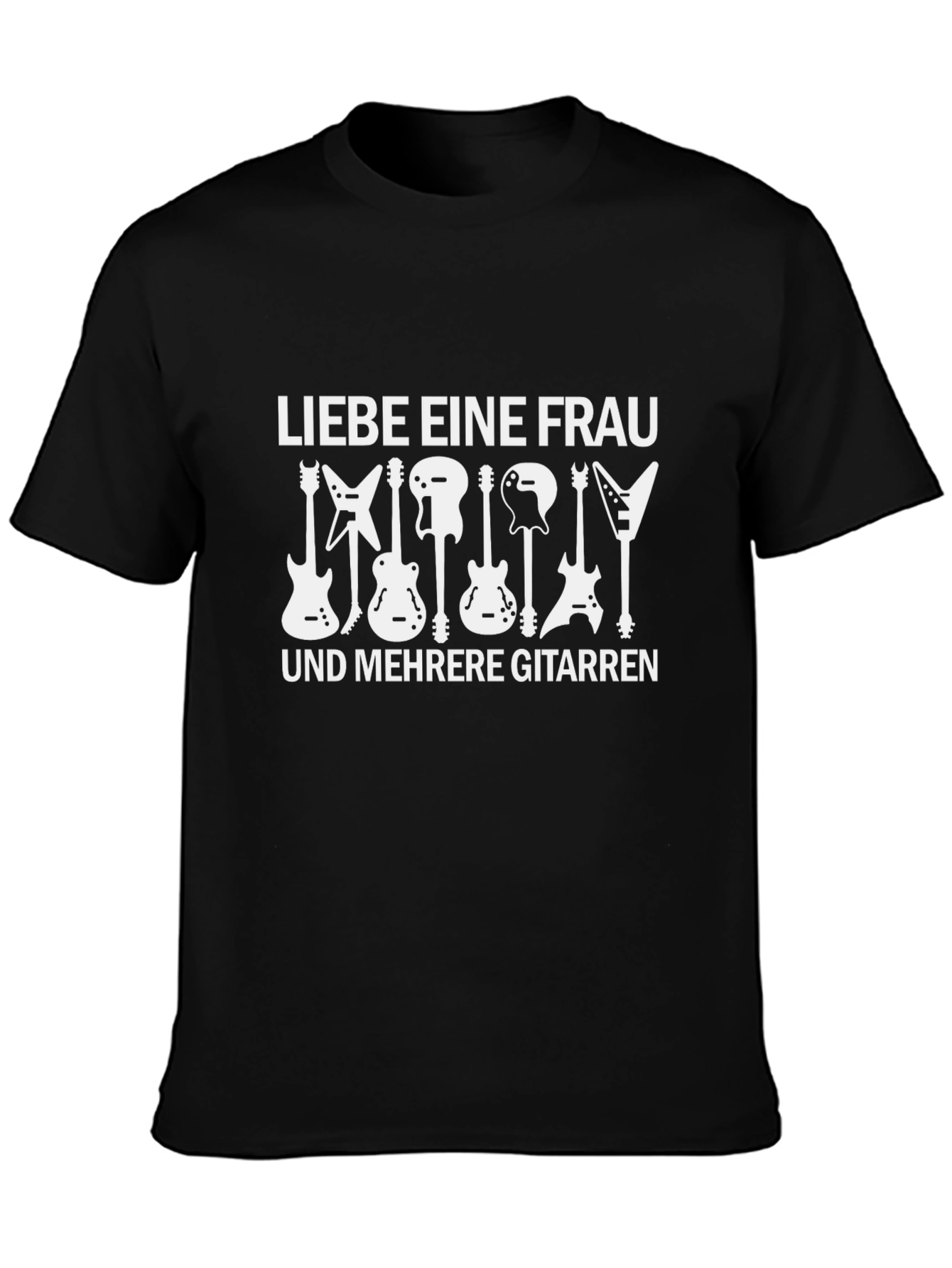 Guitar Lover T-Shirt - Liebe Eine Frau