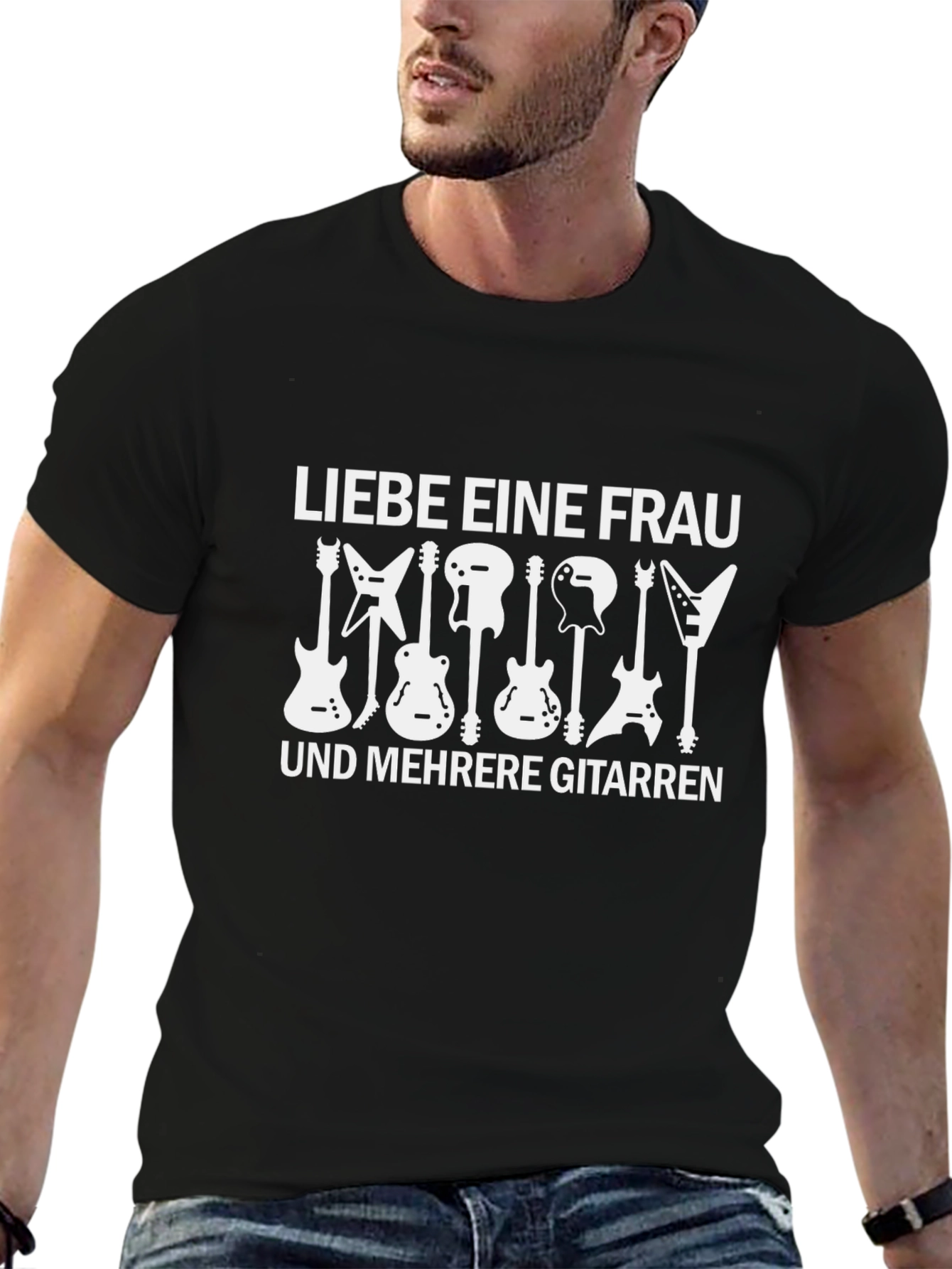 Guitar Lover T-Shirt - Liebe Eine Frau