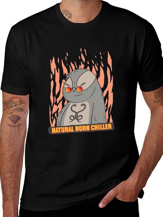 Natural Born Chiller Otter Graphic T-Shirt