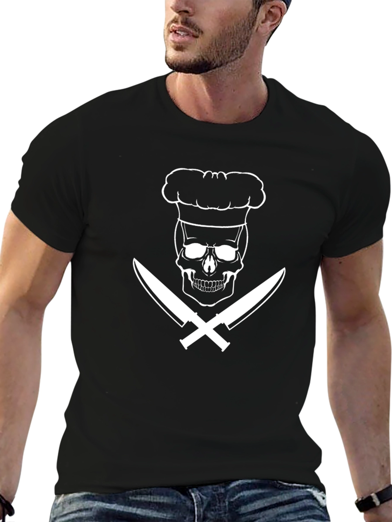 Chef Skull T-Shirt - Culinary Pirate Tee