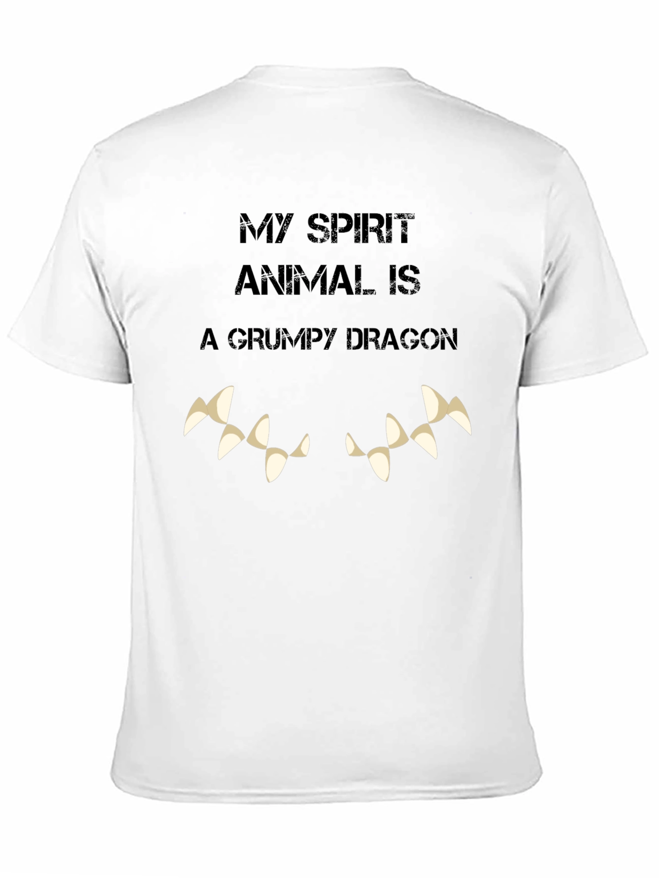 Grumpy Dragon Spirit Animal Graphic Tee