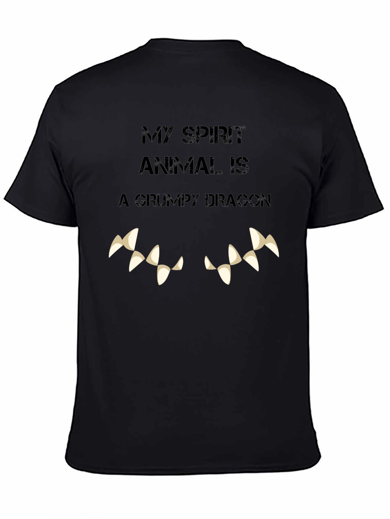 Grumpy Dragon Spirit Animal Graphic Tee