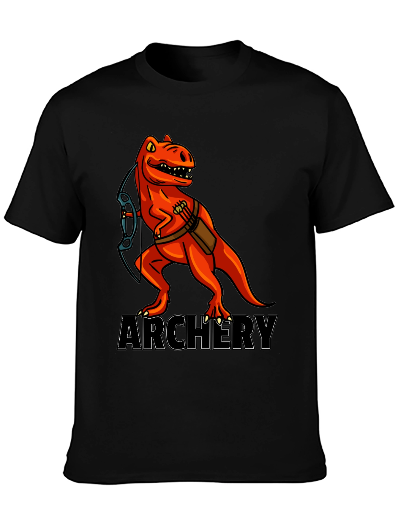 Dino Archery Black T-Shirt