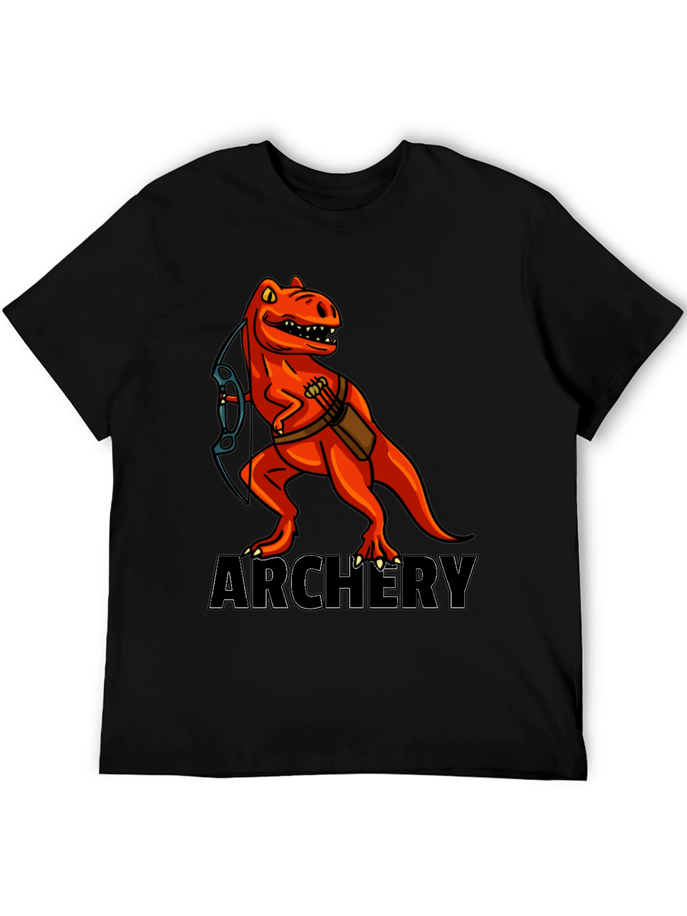 Dino Archery Black T-Shirt