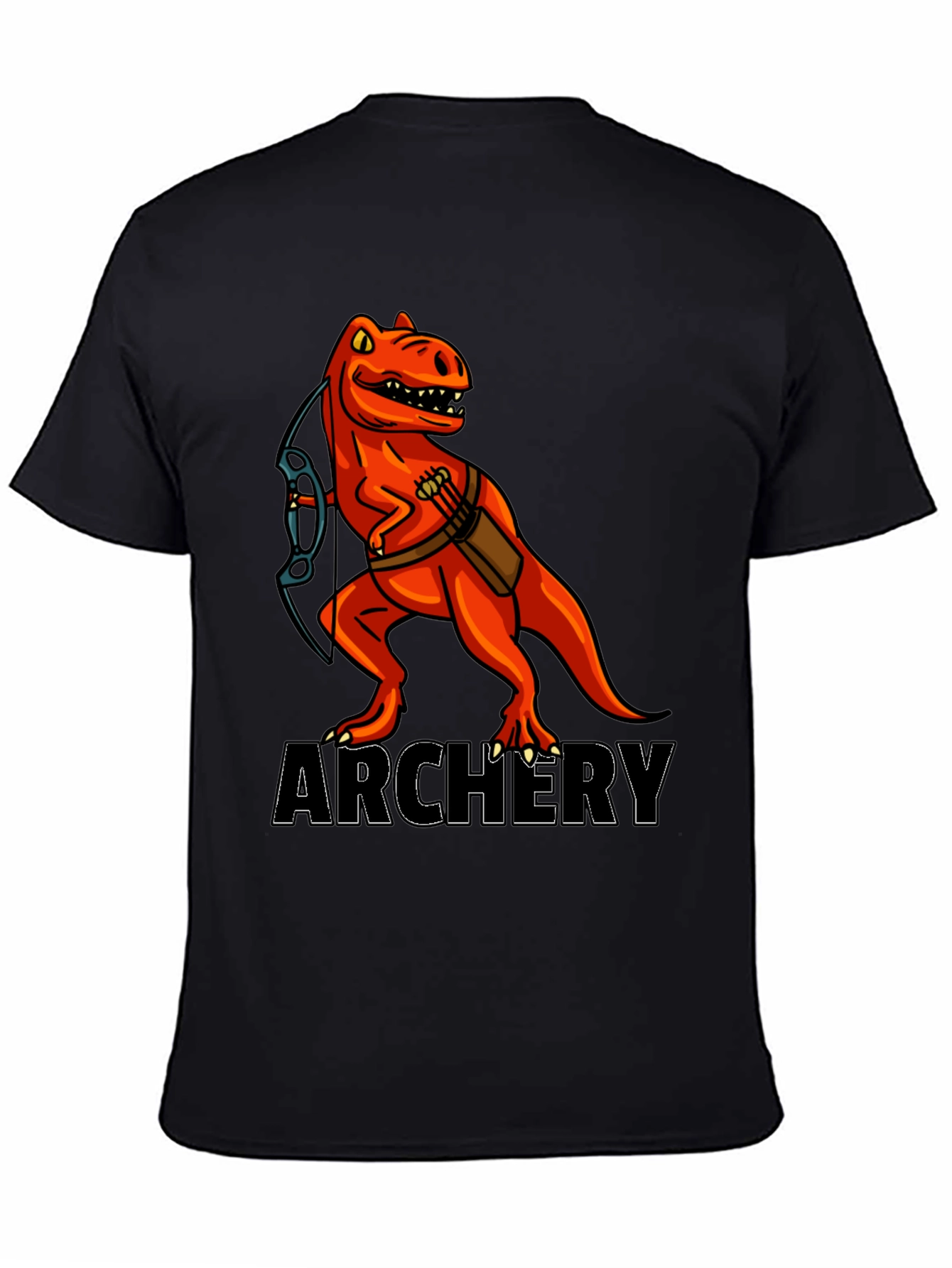 Dino Archery Black T-Shirt